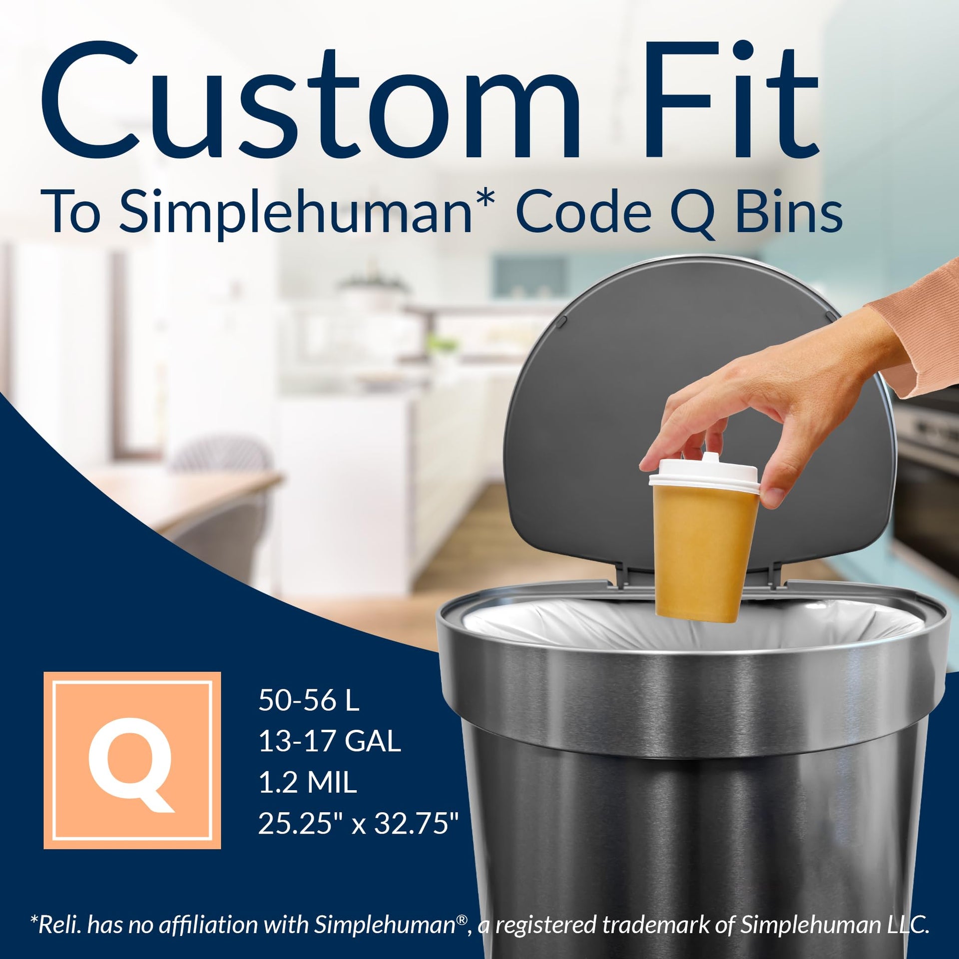 Code Q Trash Bags 225 Ct (225 Count)