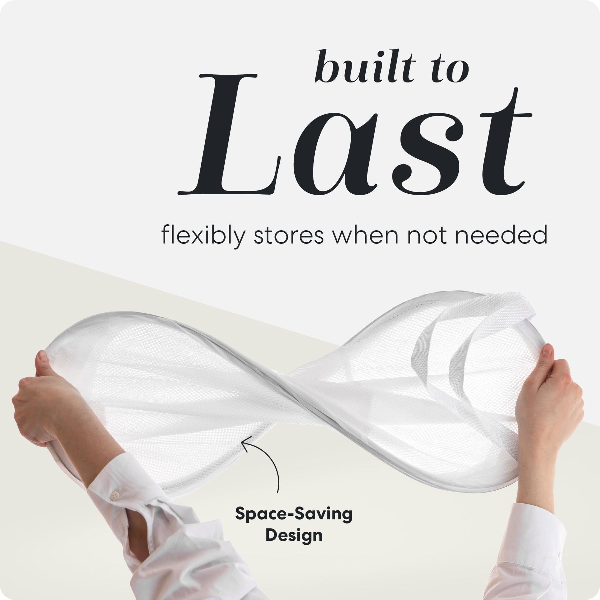 Pop Up Laundry Hamper 71L Sturdy Collapsible Mesh