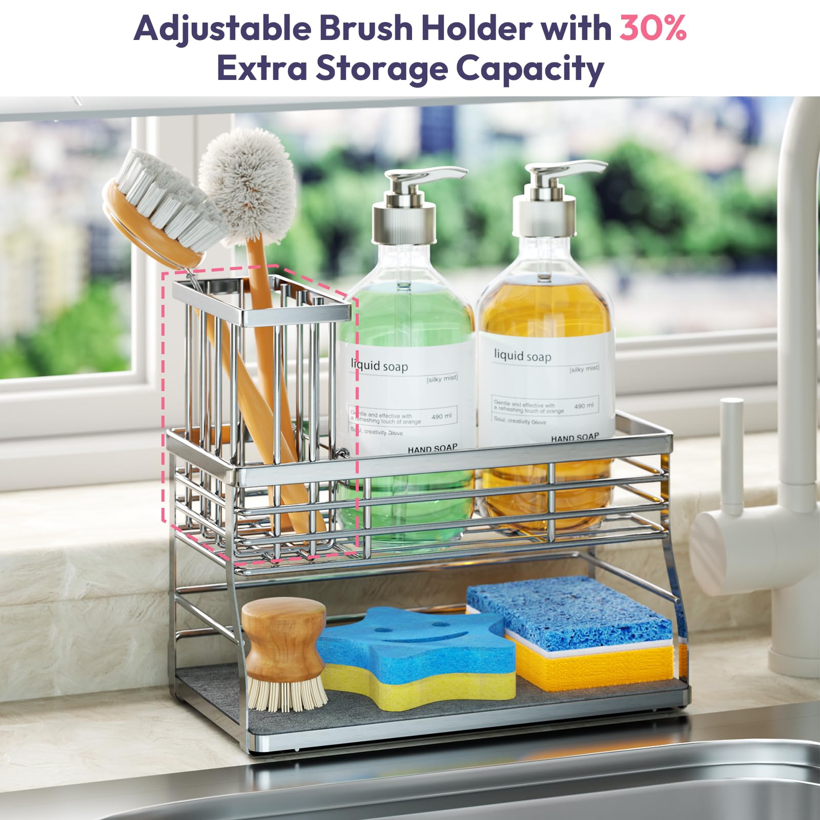Kitchen Sink Caddy Organizer