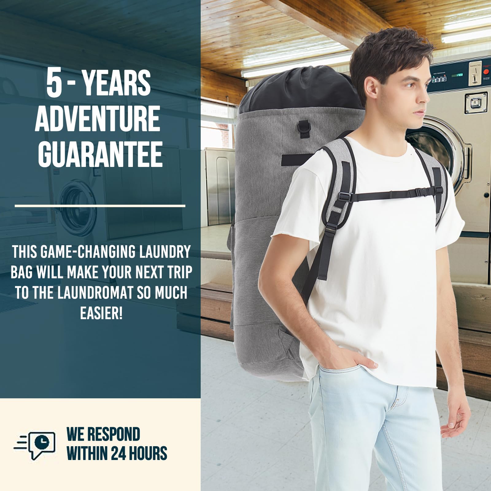 Laundry Backpack Bag