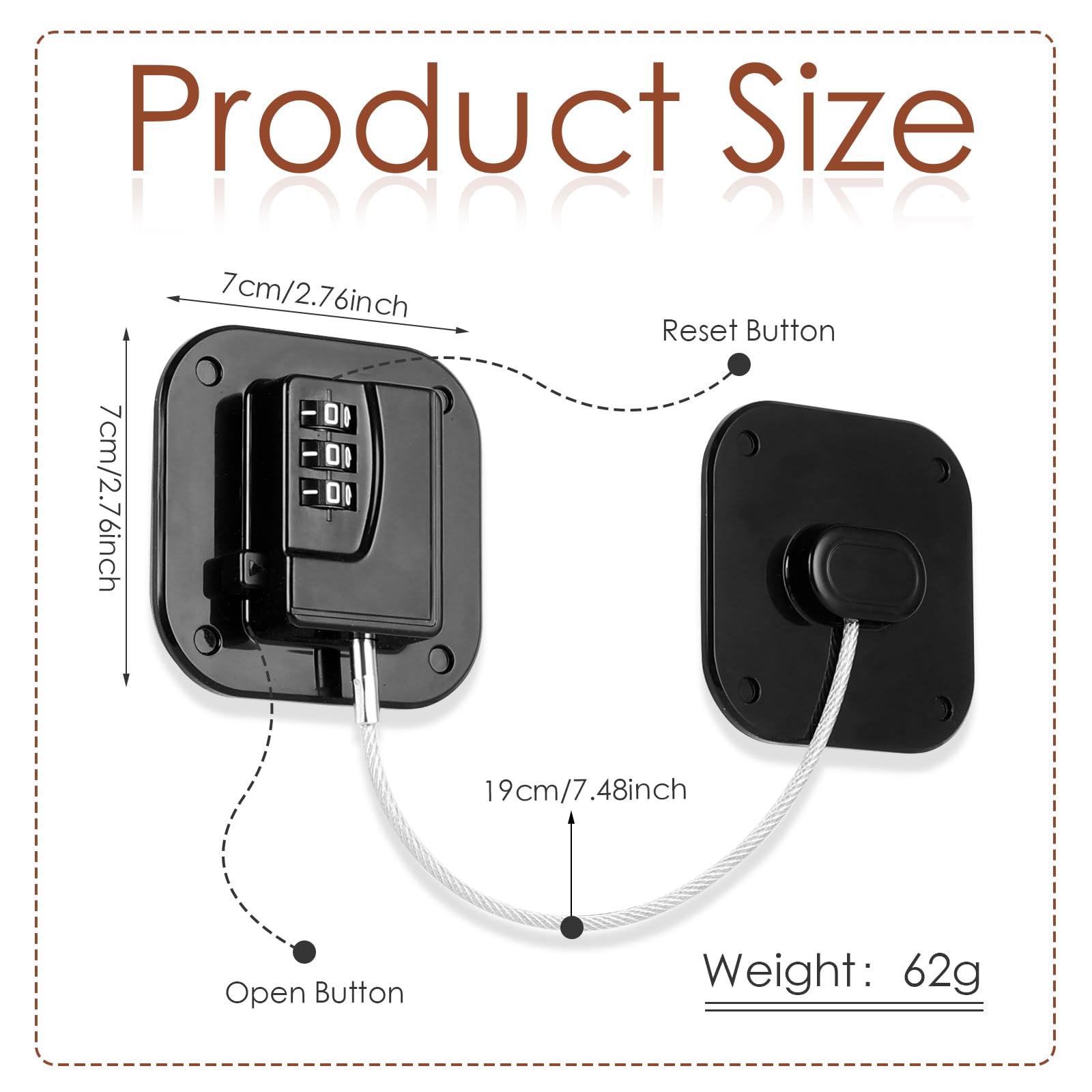 Refrigerator Lock (2 Count)