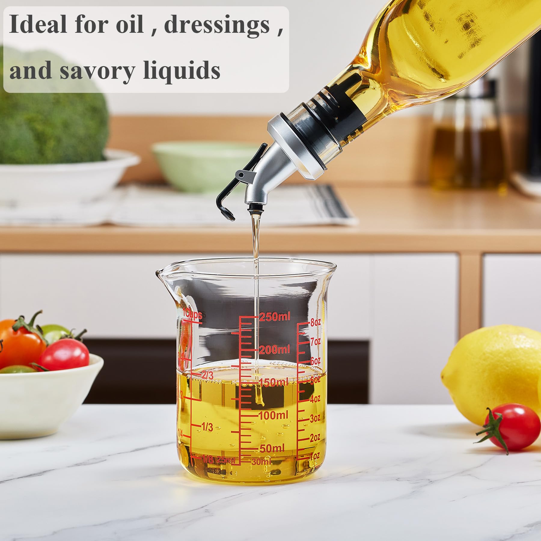Ackers Glass Measuring Cup 1 Cup