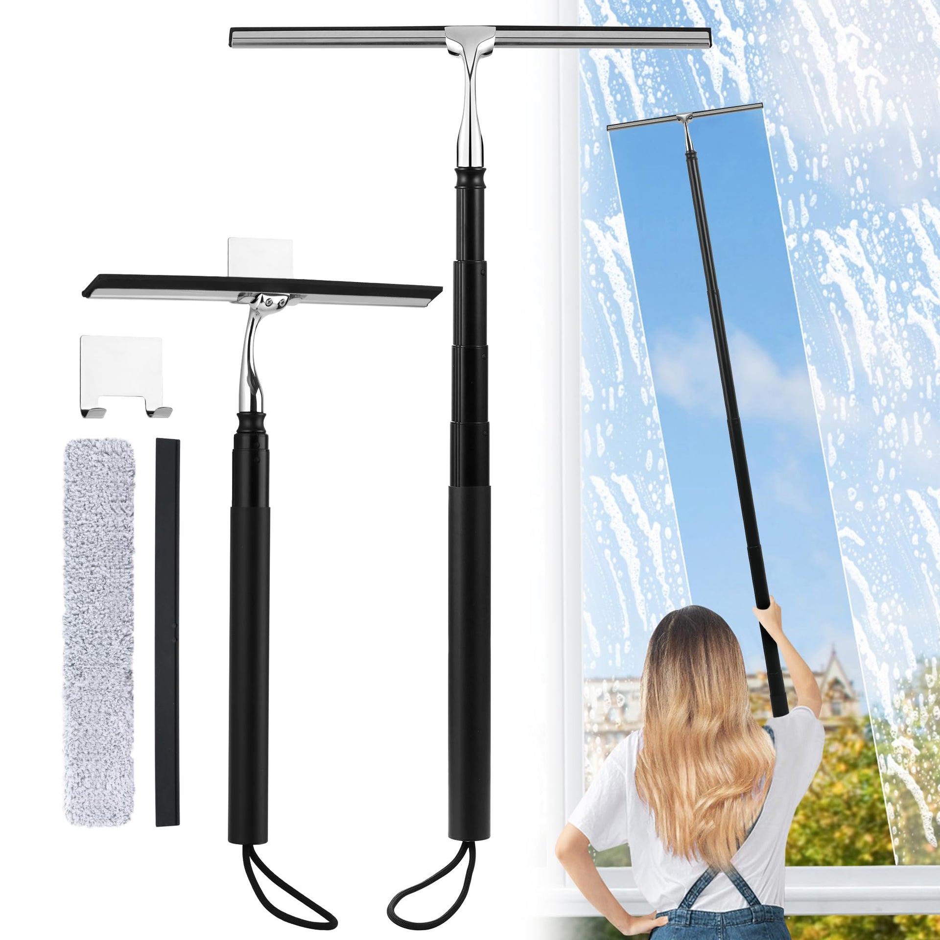 2 in 1 Window Squeegee