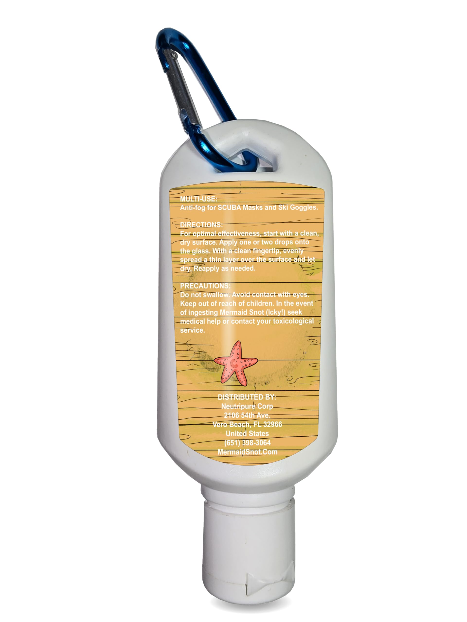 Mermaid Snot Anti Fog Mask Defogging Gel for Scuba Diving and Snorking (2 Fl Oz)