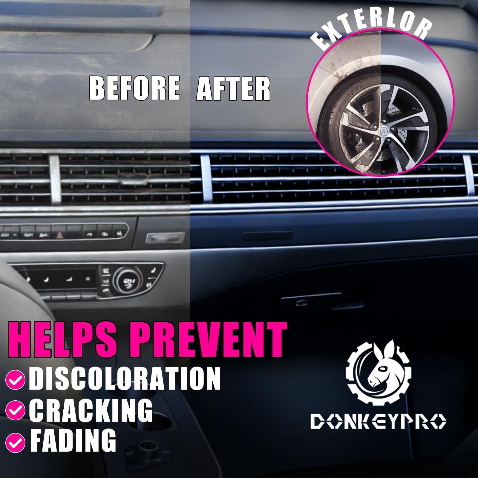 Polishing Cleaner Car Interior Detailer Spray (30 Ounce)
