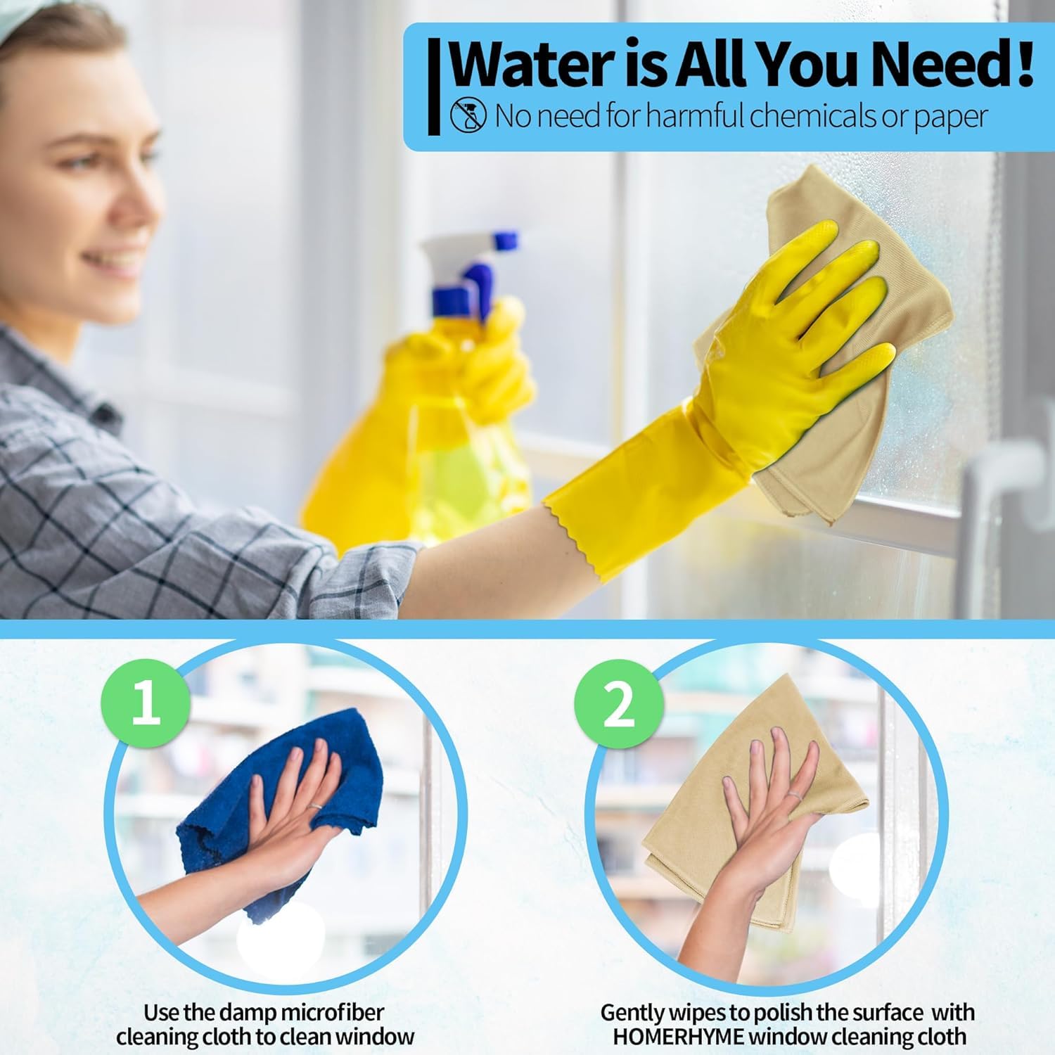 Microfiber Cleaning Cloth (6 Count)