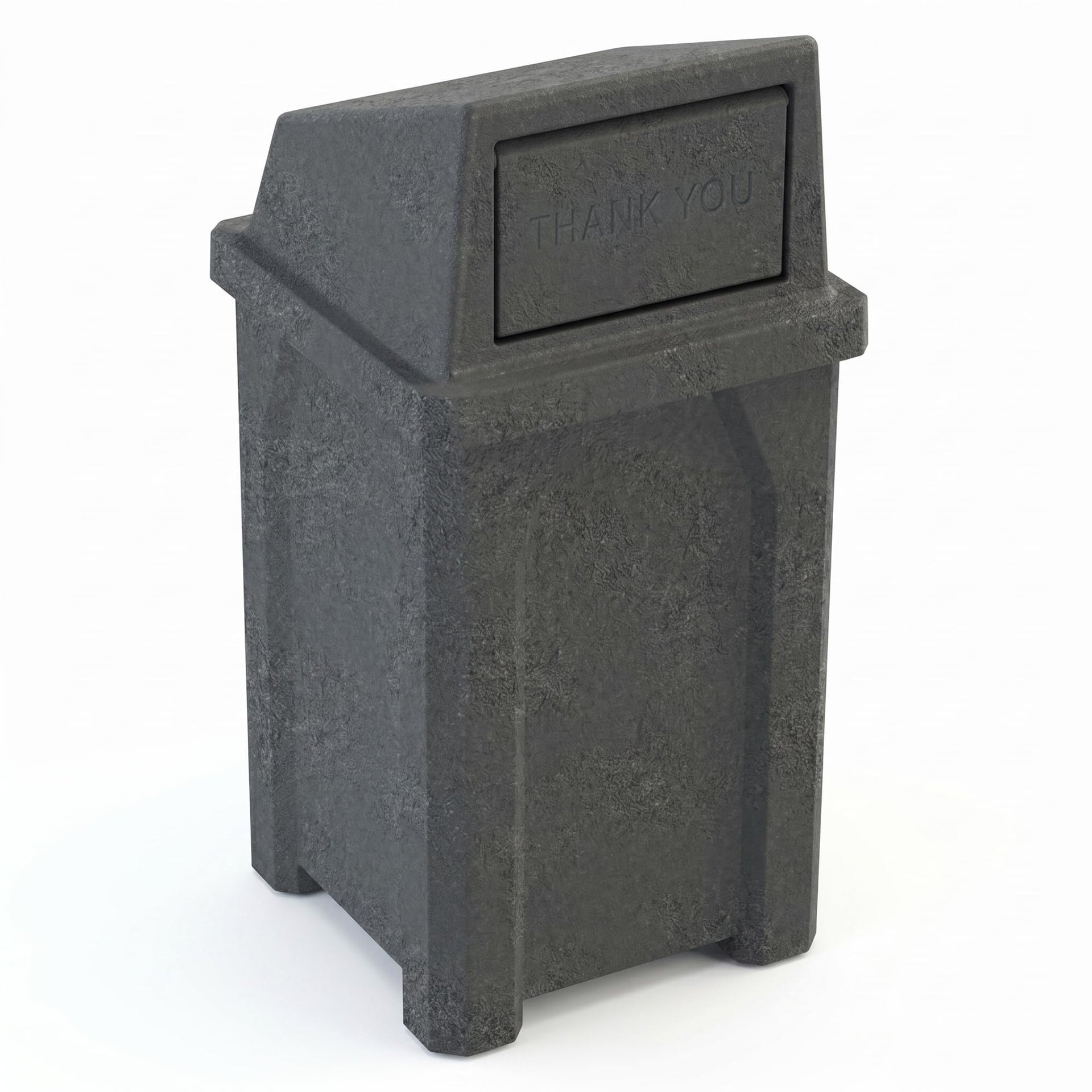 Campus Collection 32 Gallon Commercial Trash Can with Lid