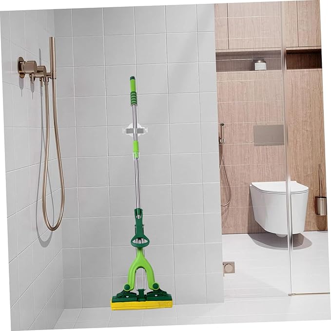 2pcs Mop Broom Holders Wall Mount Kitchen Organizer Self Adhesive Towel Hooks for Bathroom