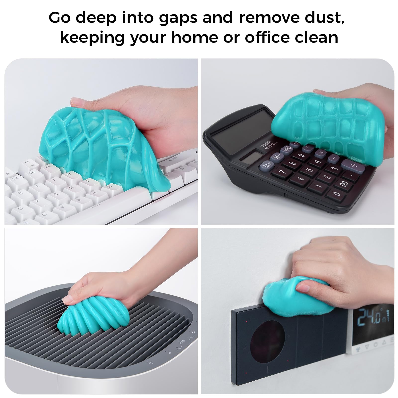 Car Cleaning Gel Universal Gel for Car Vent Cleaner Cleaning Putty Auto Detailing Car Interior Dust Cleaning Kit for Auto Seat