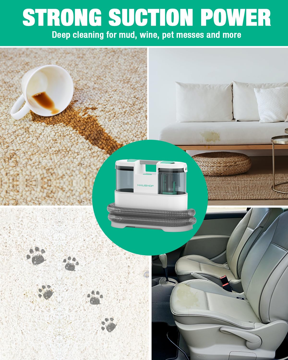 Portable Carpet Spot and Upholstery Cleaner