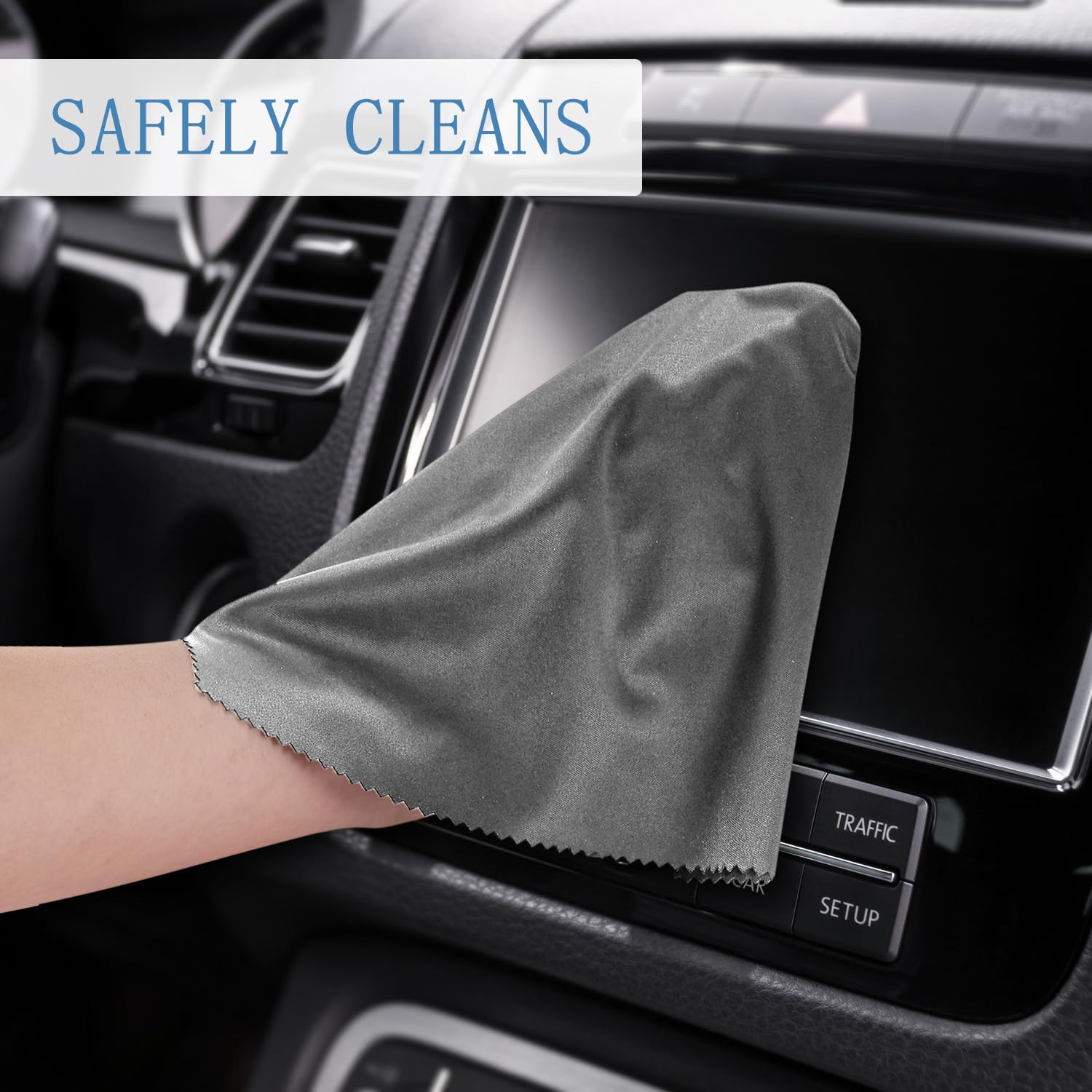 12 Pack Microfiber Cleaning Cloth (12 Count)