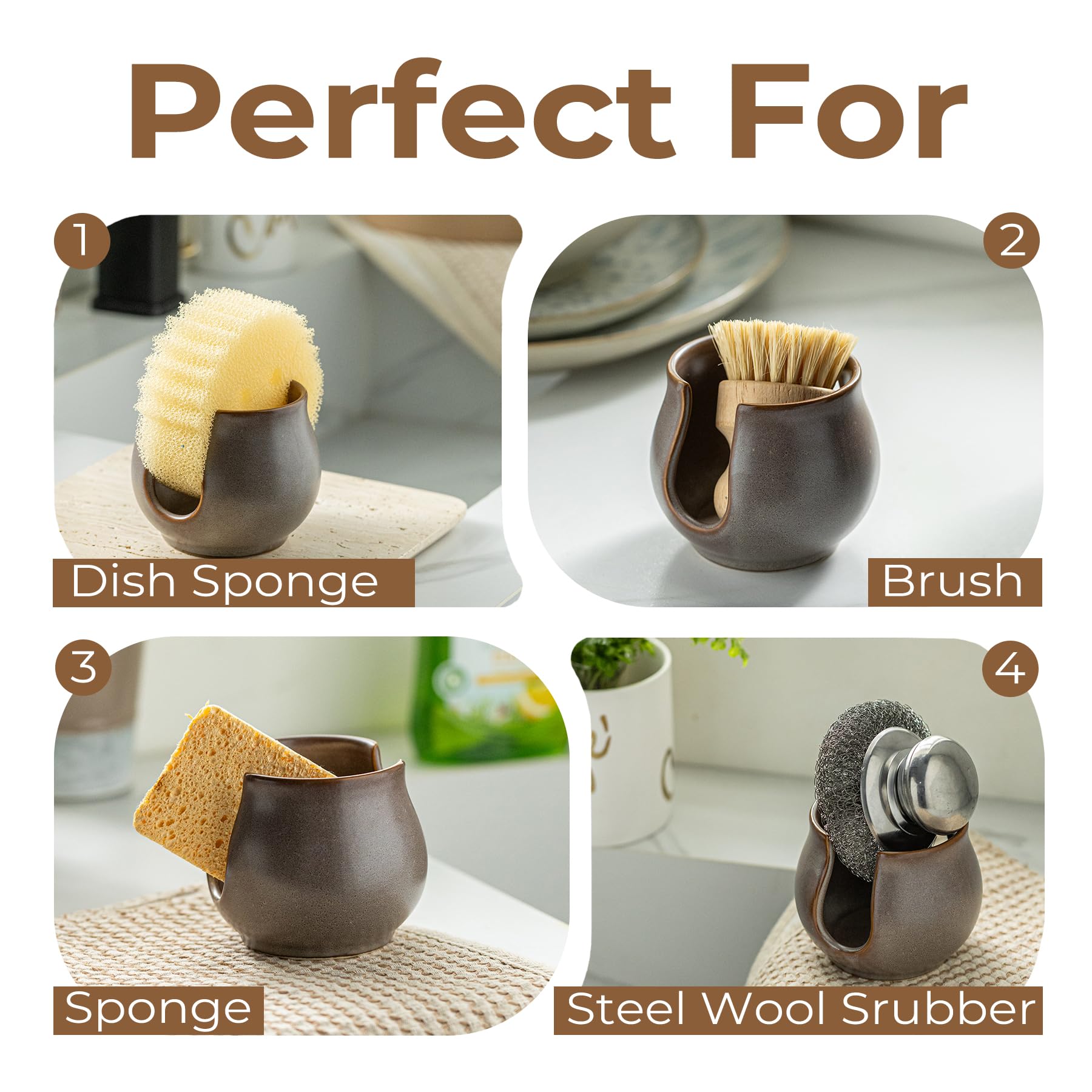 Sponge Holder for Kitchen Sink