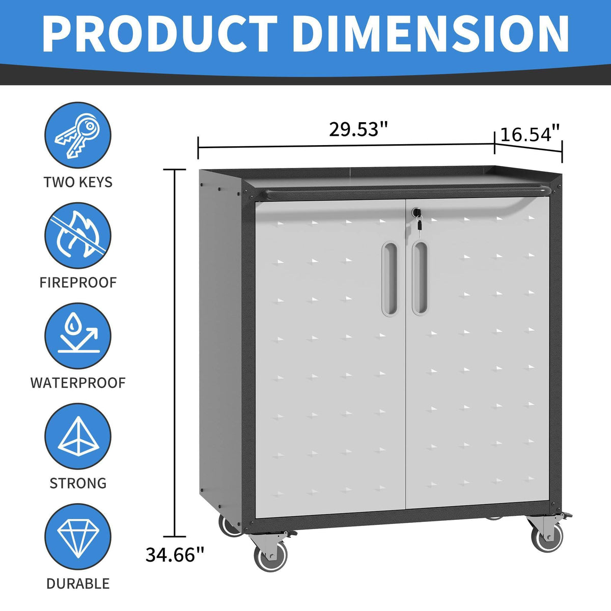 Metal Storage Cabinet for Garage