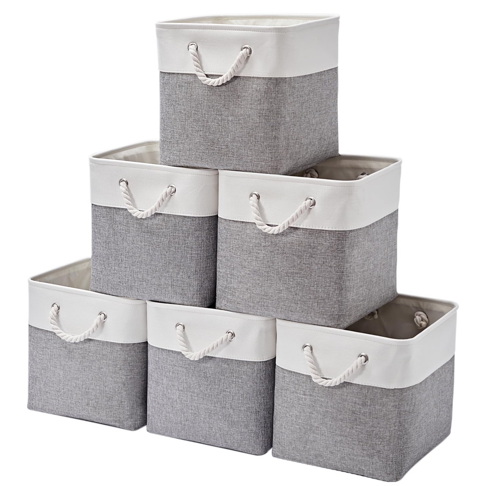12 x 12 Inch Cube Storage Bins (6 Count)