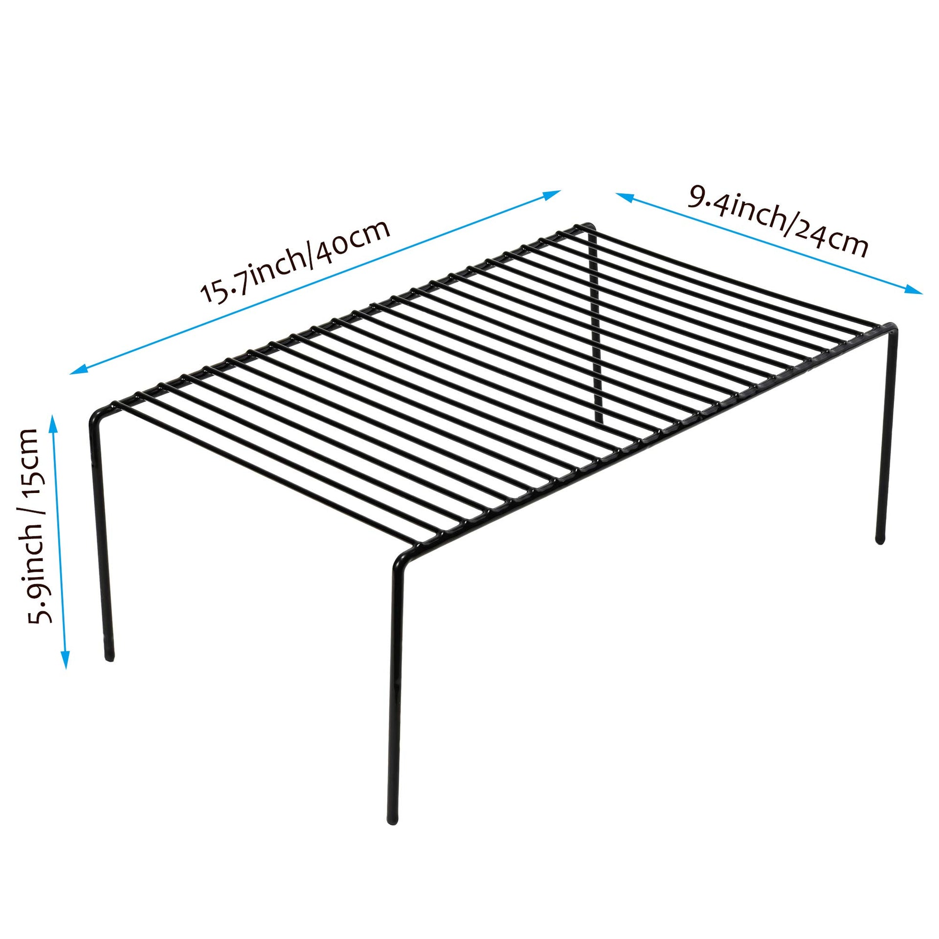Kitchen Cabinet Shelf Organizer Set of 2 (4 Count)