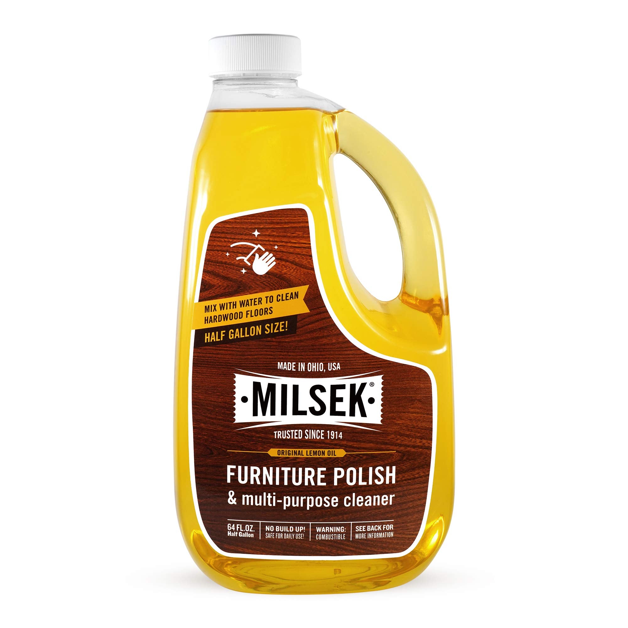 Furniture Polish and Wood Cleaner with Lemon Oil (64 Fl Oz)