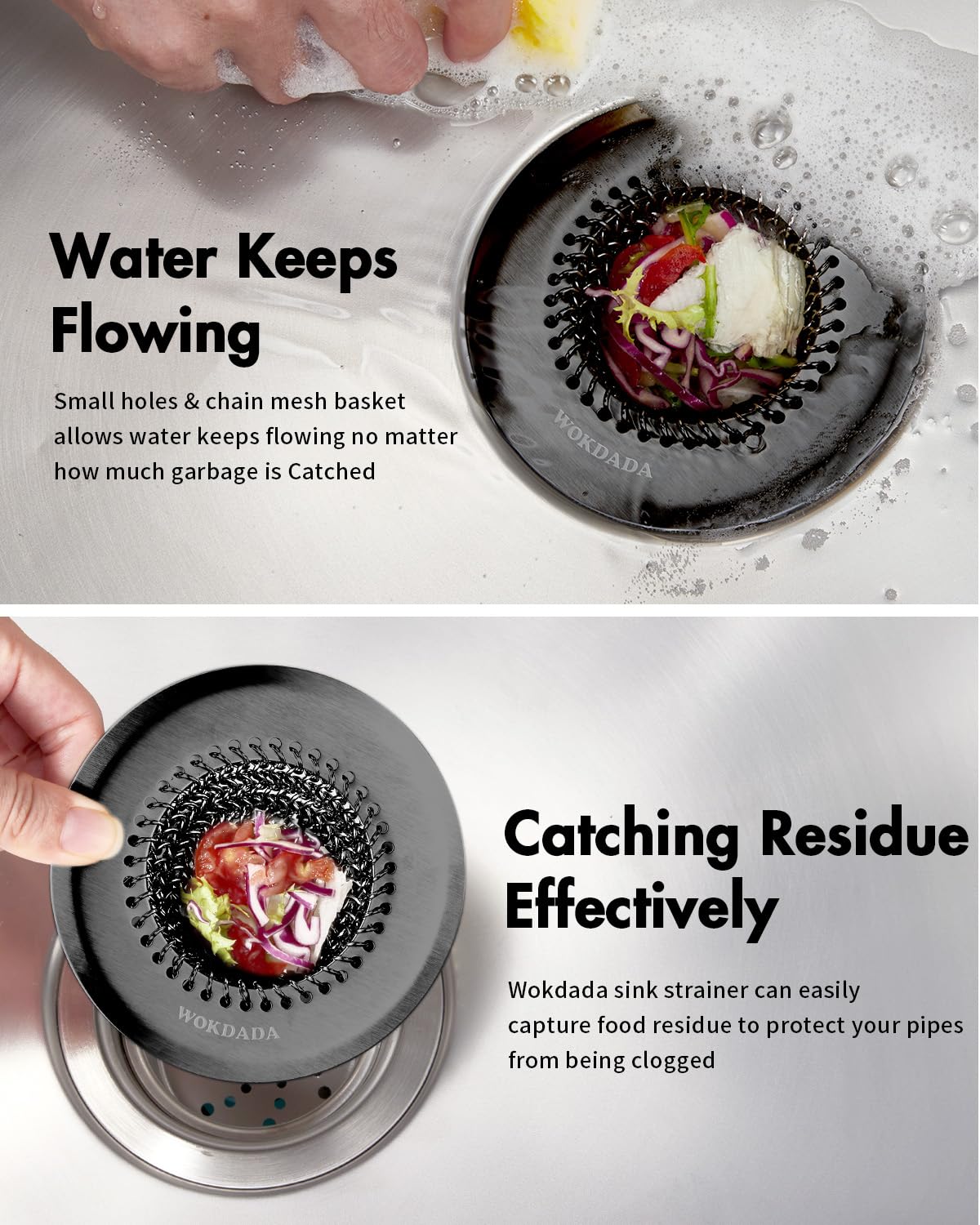 Upgraded Sink Drain Strainer