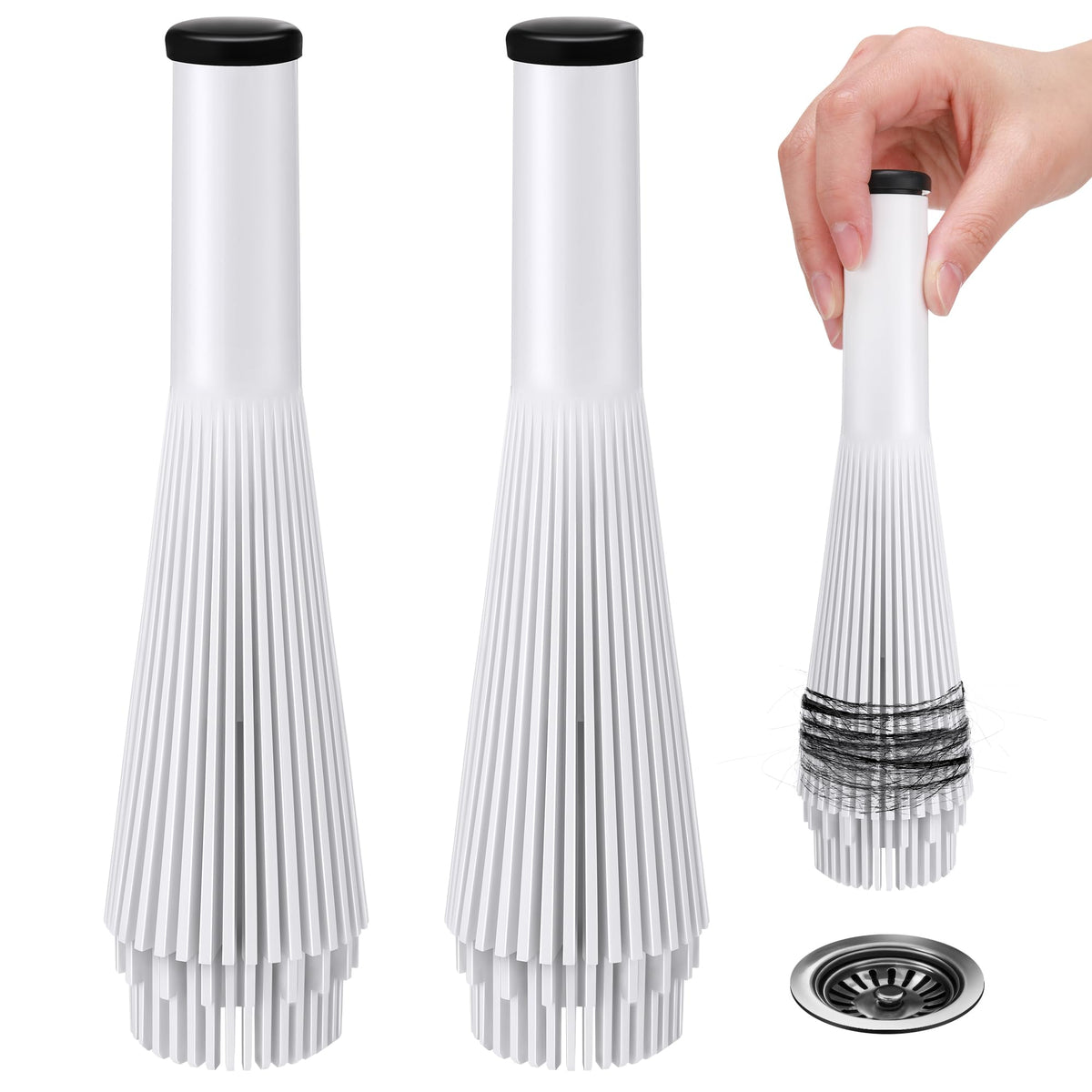 2 Pack Lint Trap for Washer and Utility Sink Drains (2 Count)