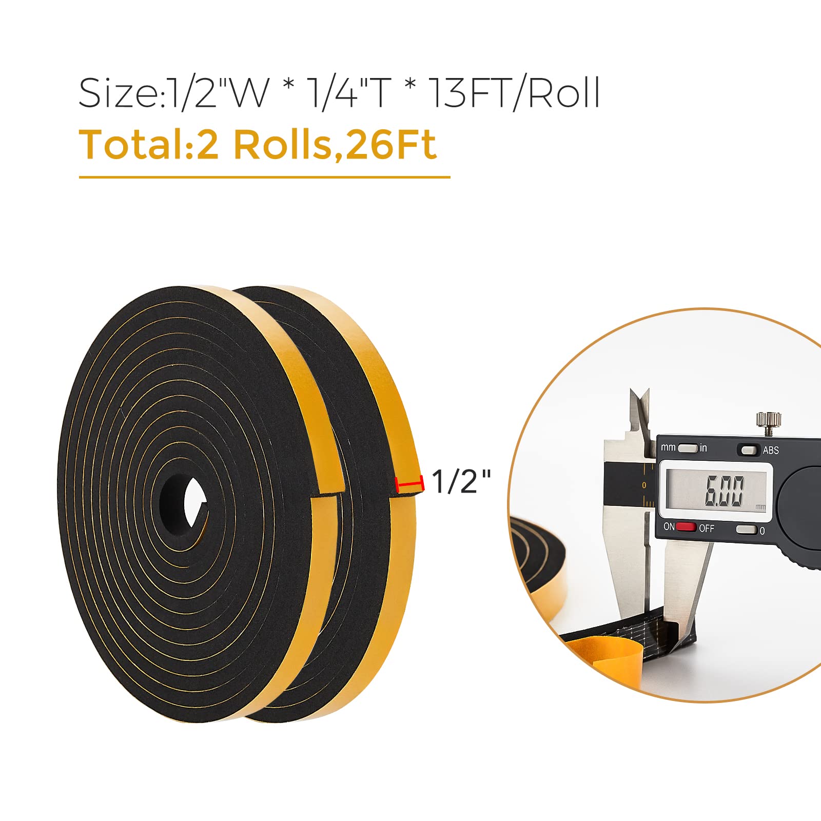 Weather Stripping Door Seal (26 Foot)