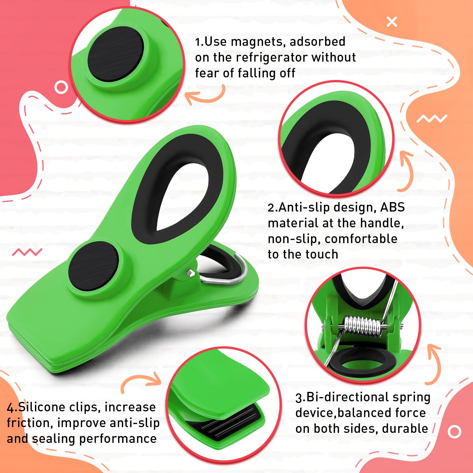 Chip Bag Clips (12 Count)