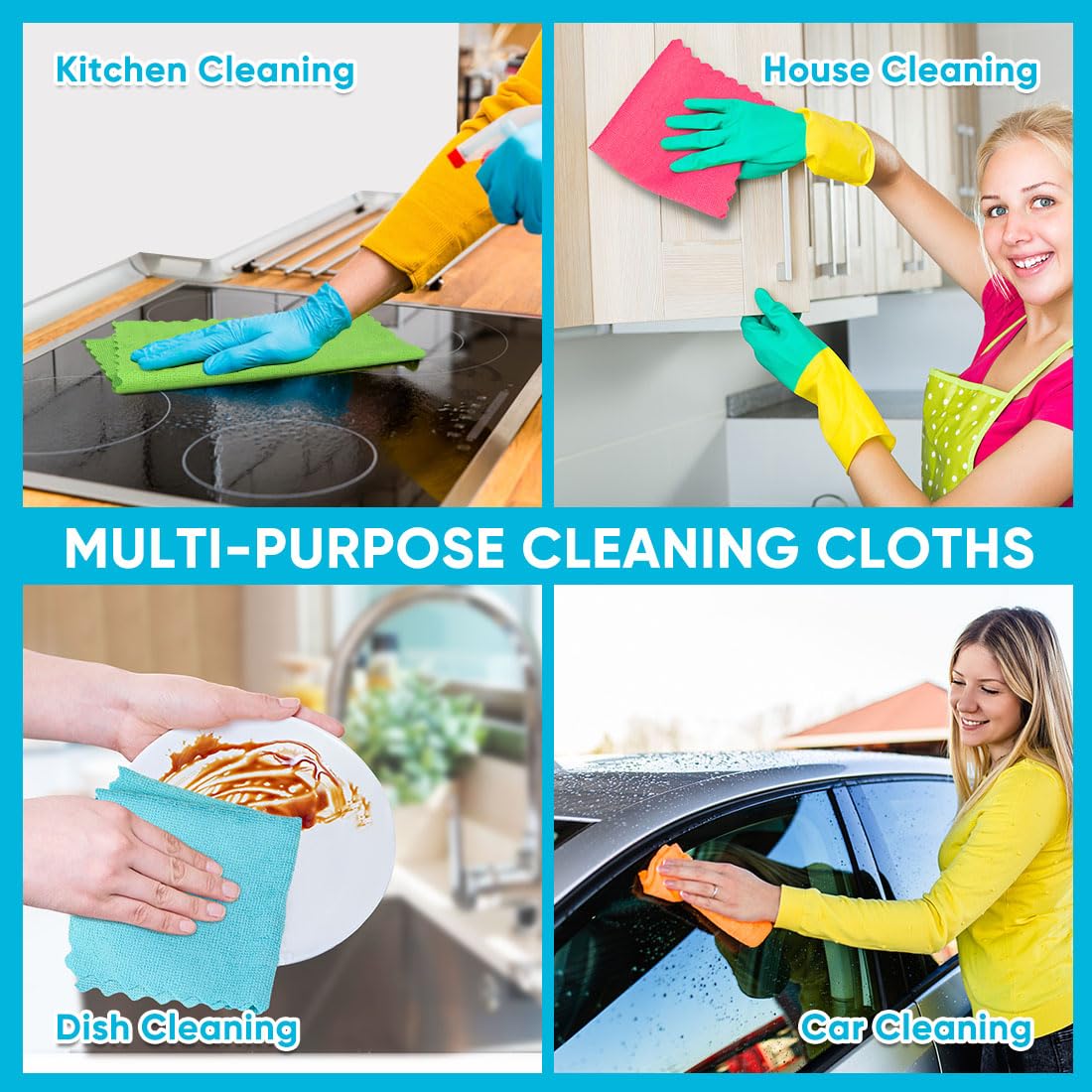 Microfiber Cleaning Cloth (24 Count)