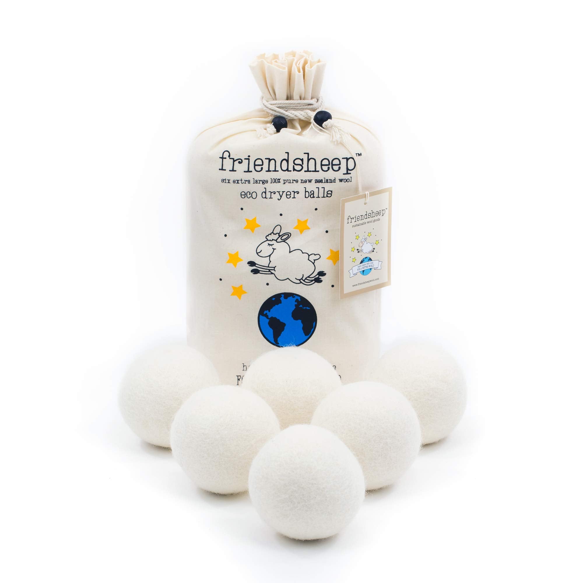 Wool Dryer Balls (6 Count)