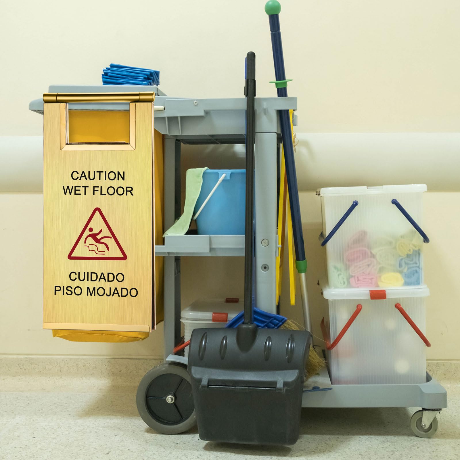 2 Pcs Wet Floor Sign (2 Count)