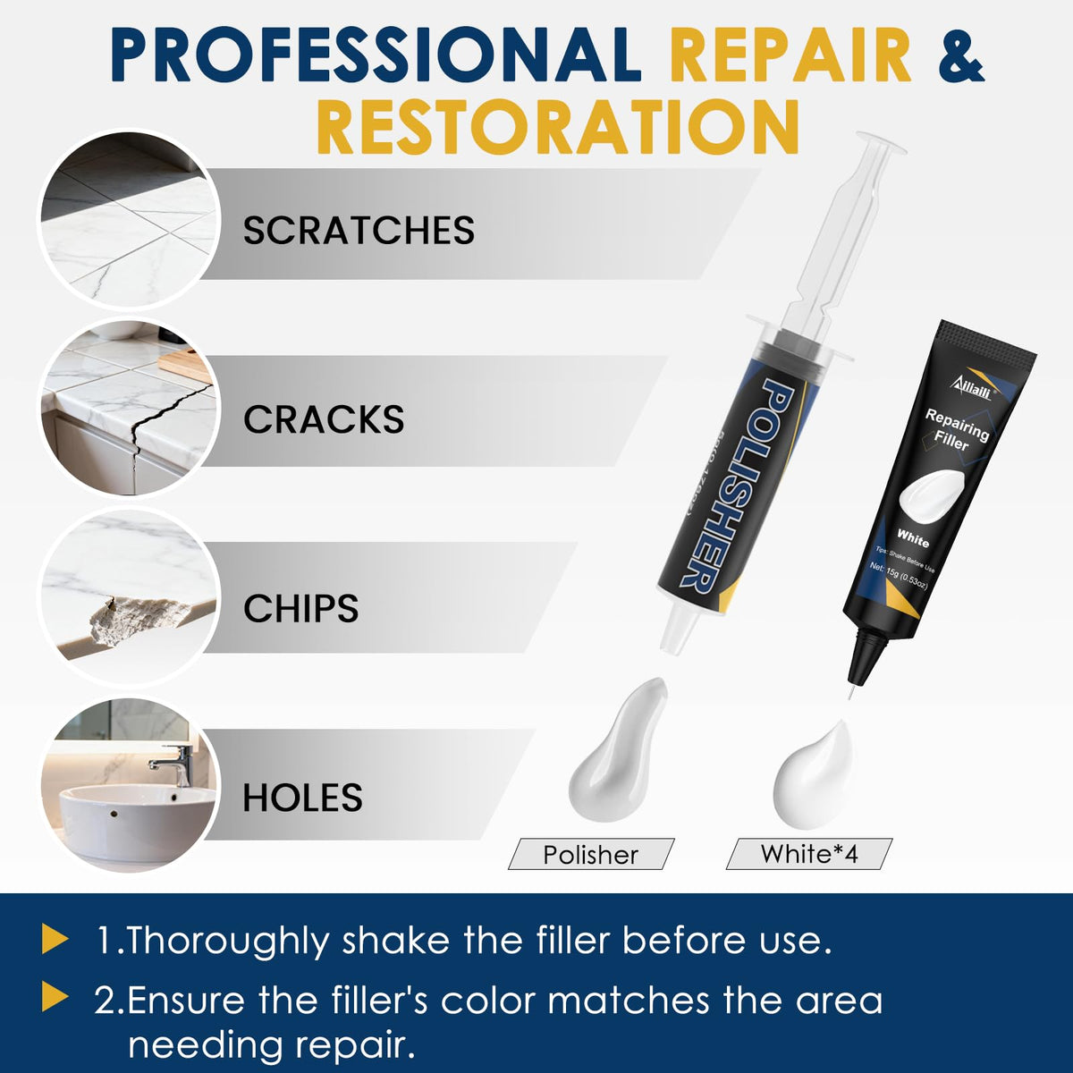 Quartz Countertop Repair Kit