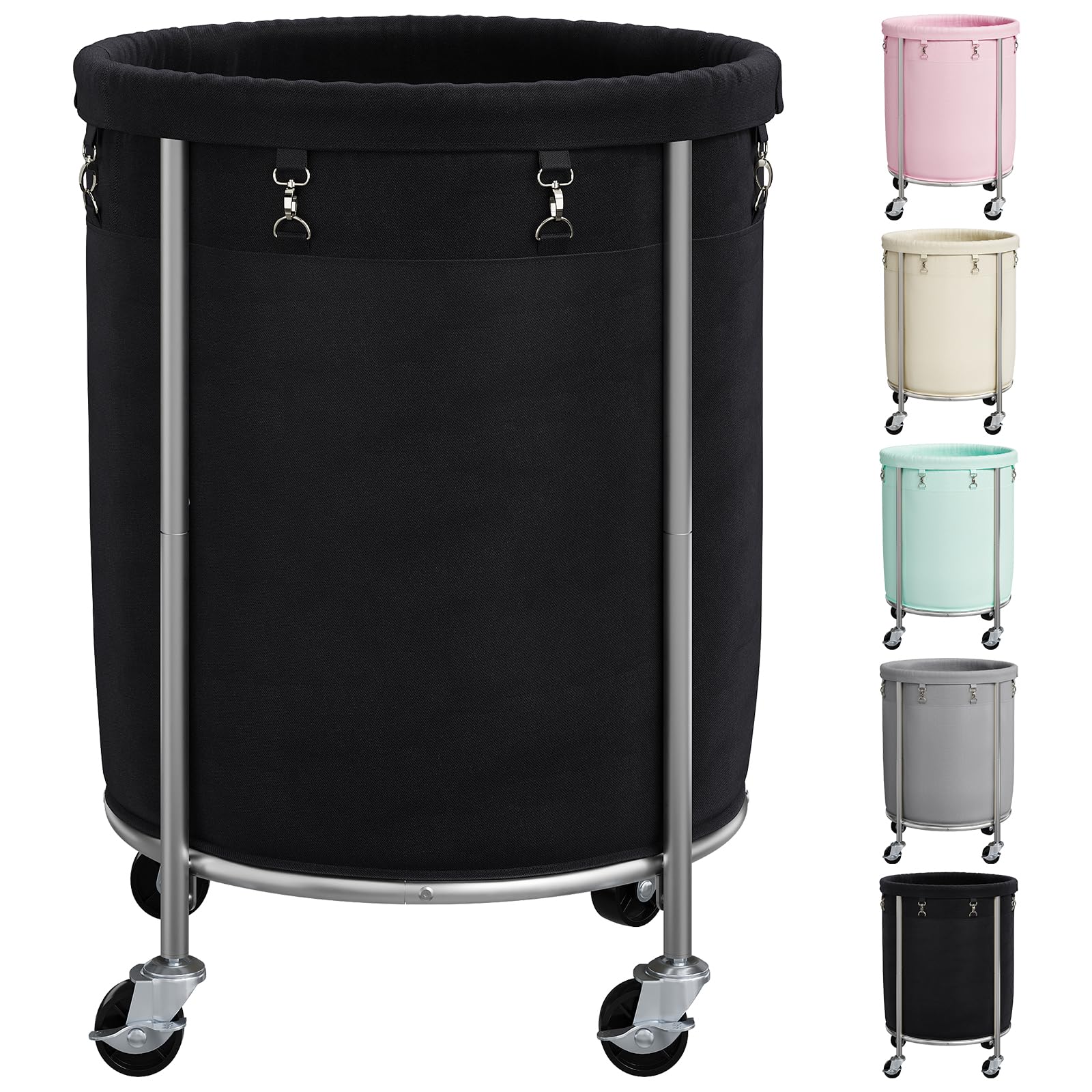 Laundry Basket with Wheels