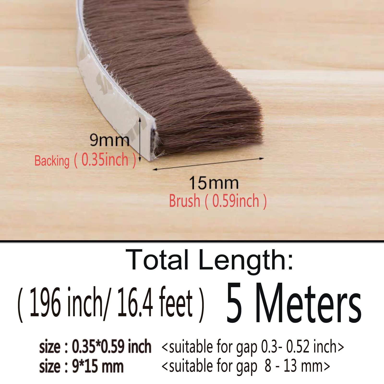 Brush Weather Stripping for Windows