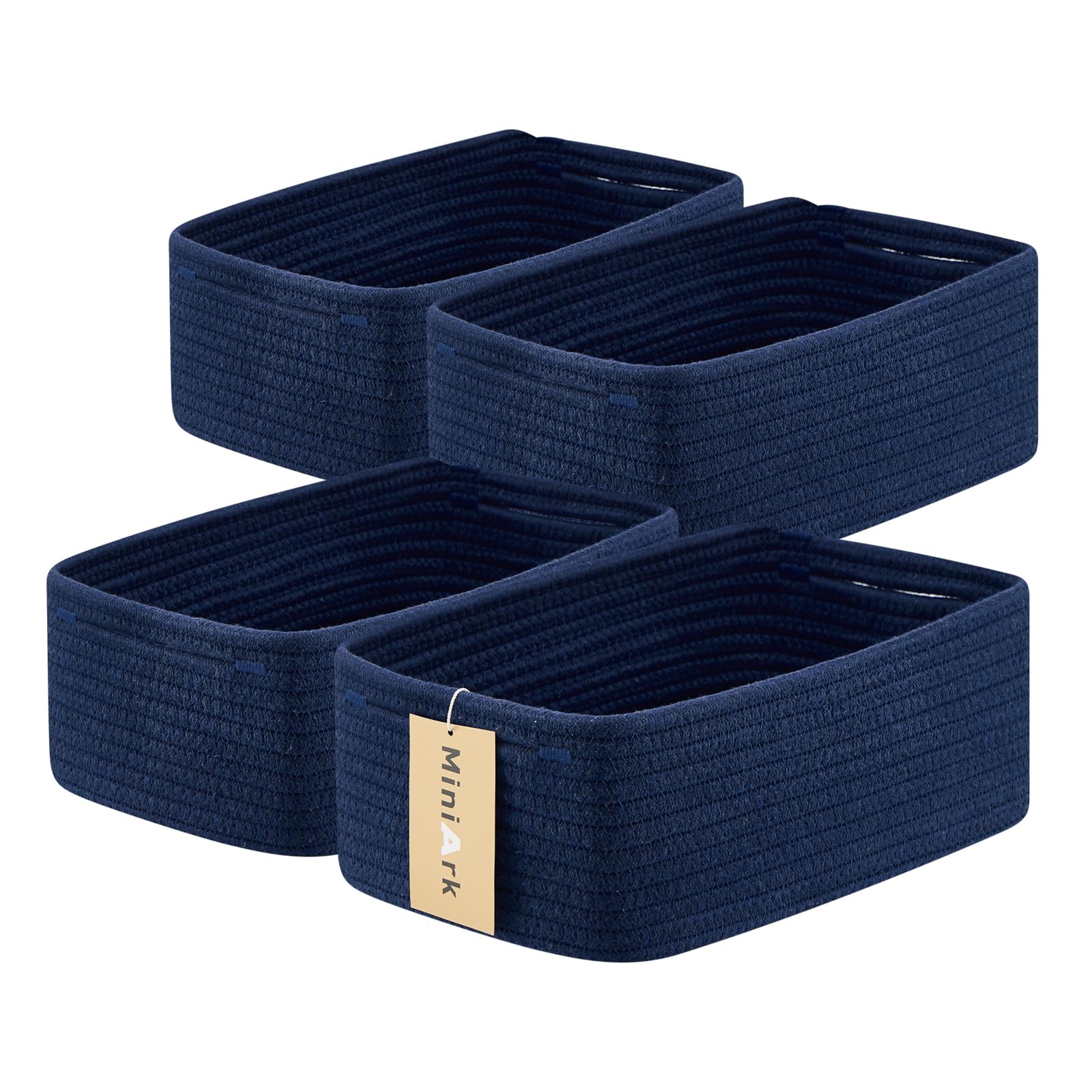 Small Storage Baskets for Organizing (4 Count)