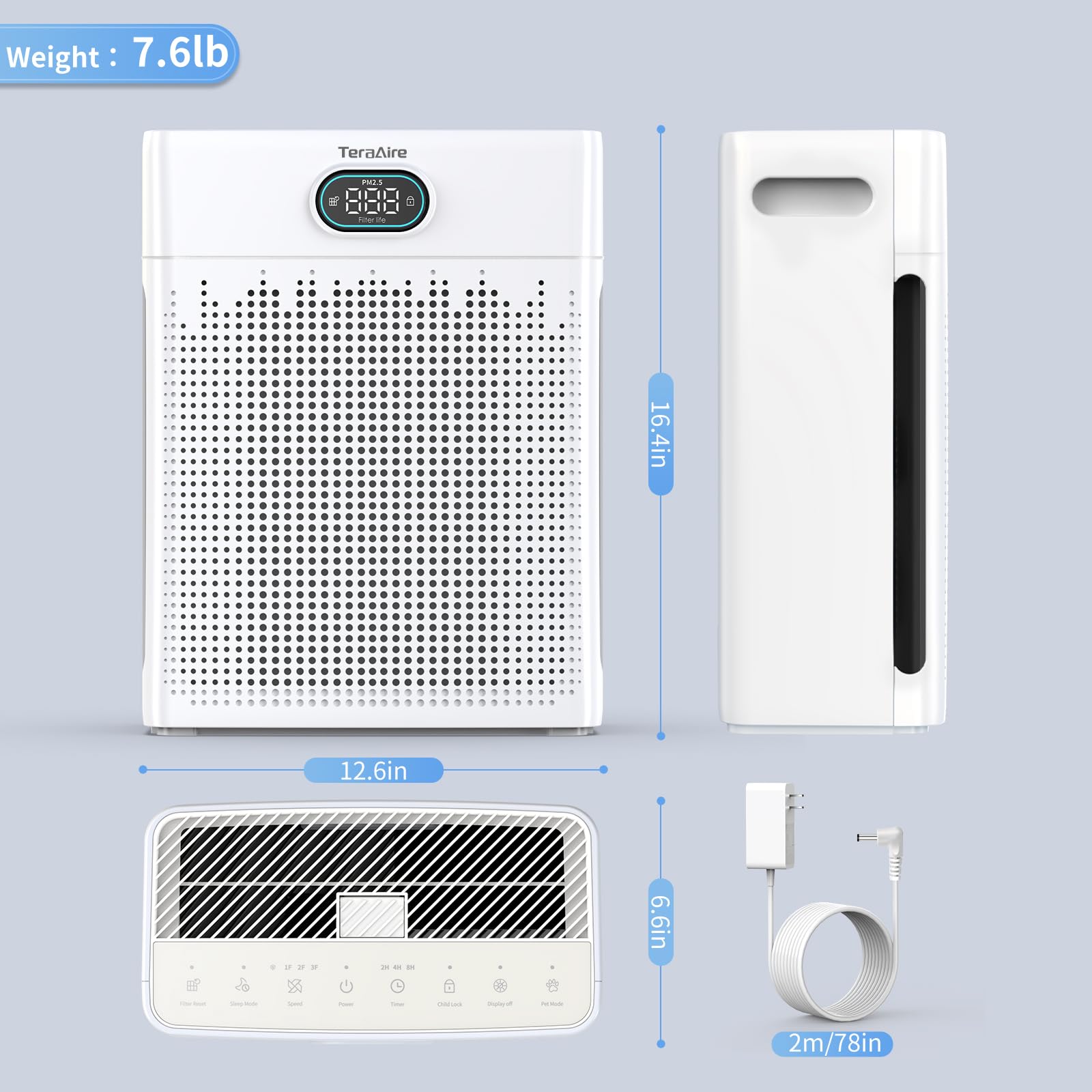 Air Purifiers for Home Cover Up to 2200 Ft²