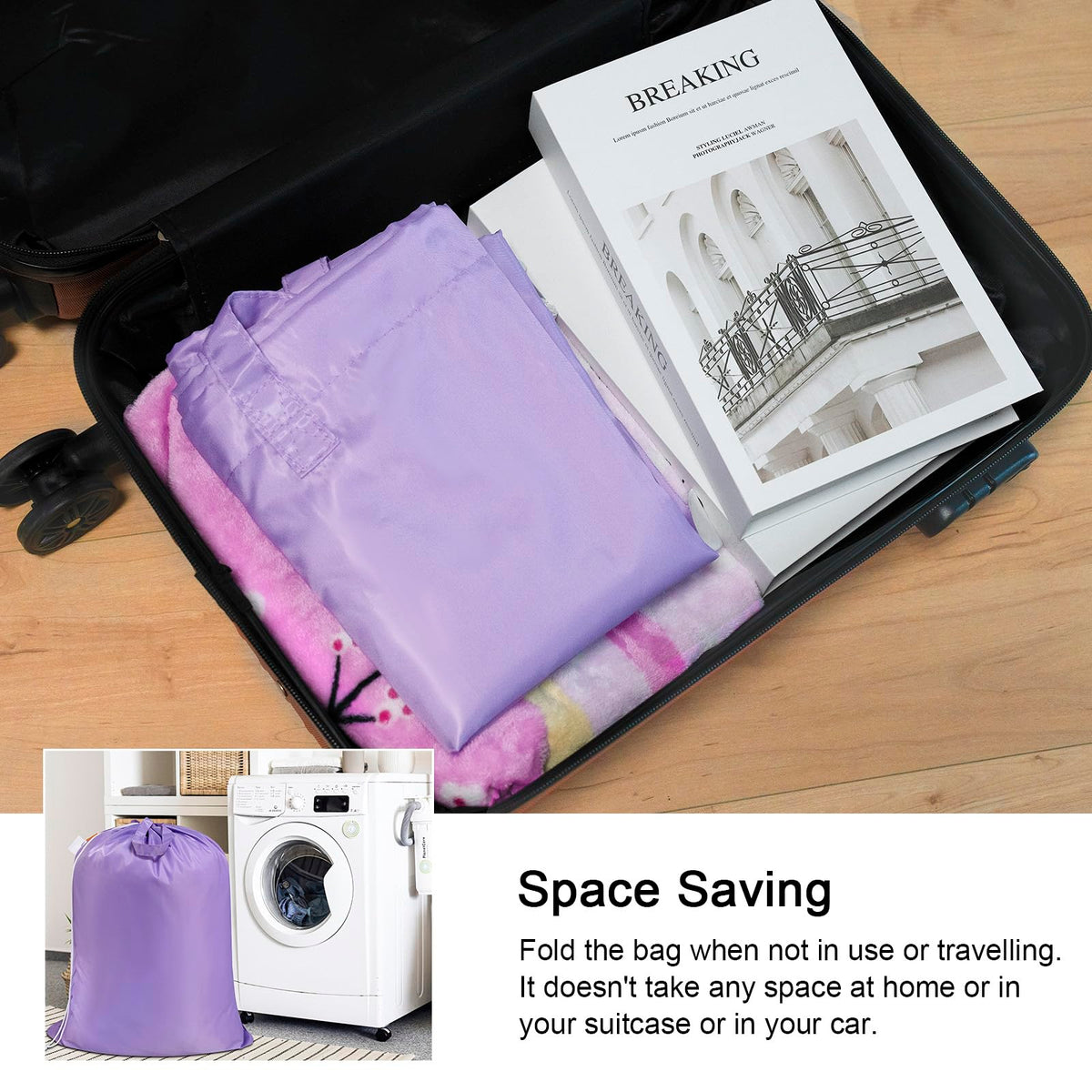 Extra Heavy Duty Laundry Bag with Handles