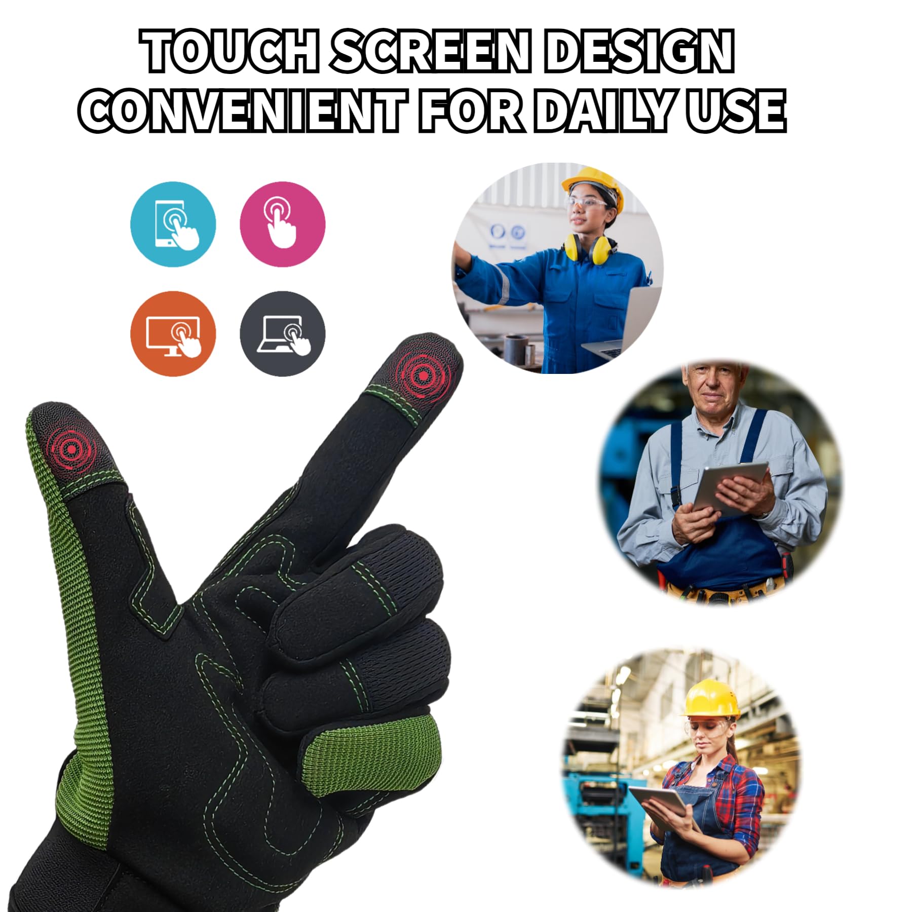 Utility Work Gloves Women