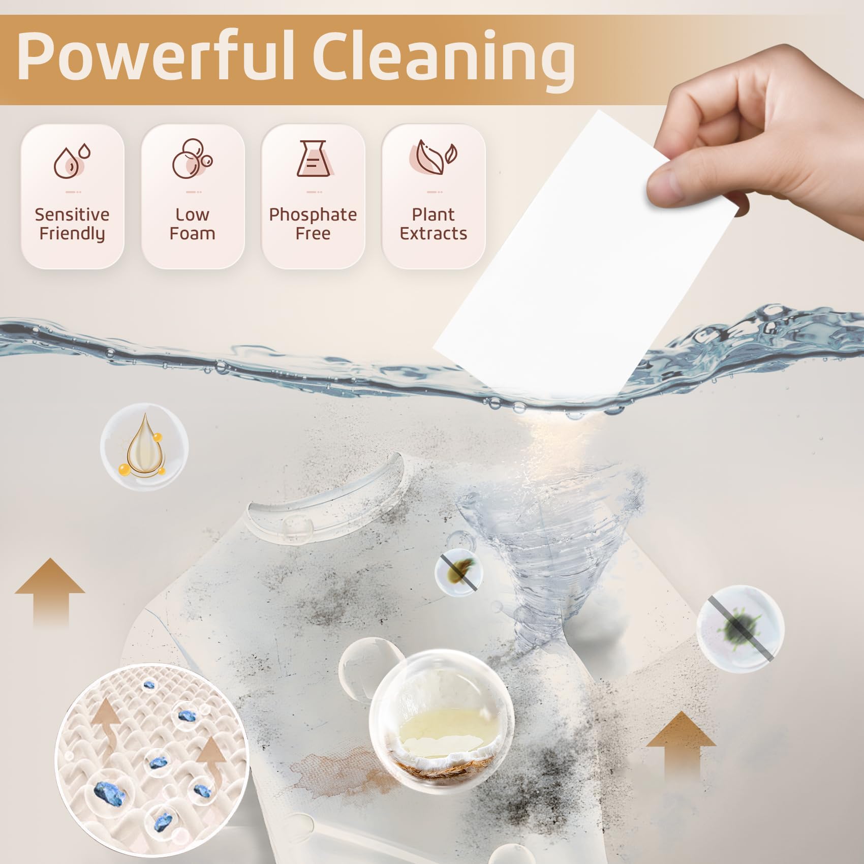 Laundry Detergent Sheets Magnolia Scent 3 Pack 480 Strips Liquid Less Effective Cleaning Zero Waste for All Washing Machine Traveling Dorm Life Save Space (480 Count)