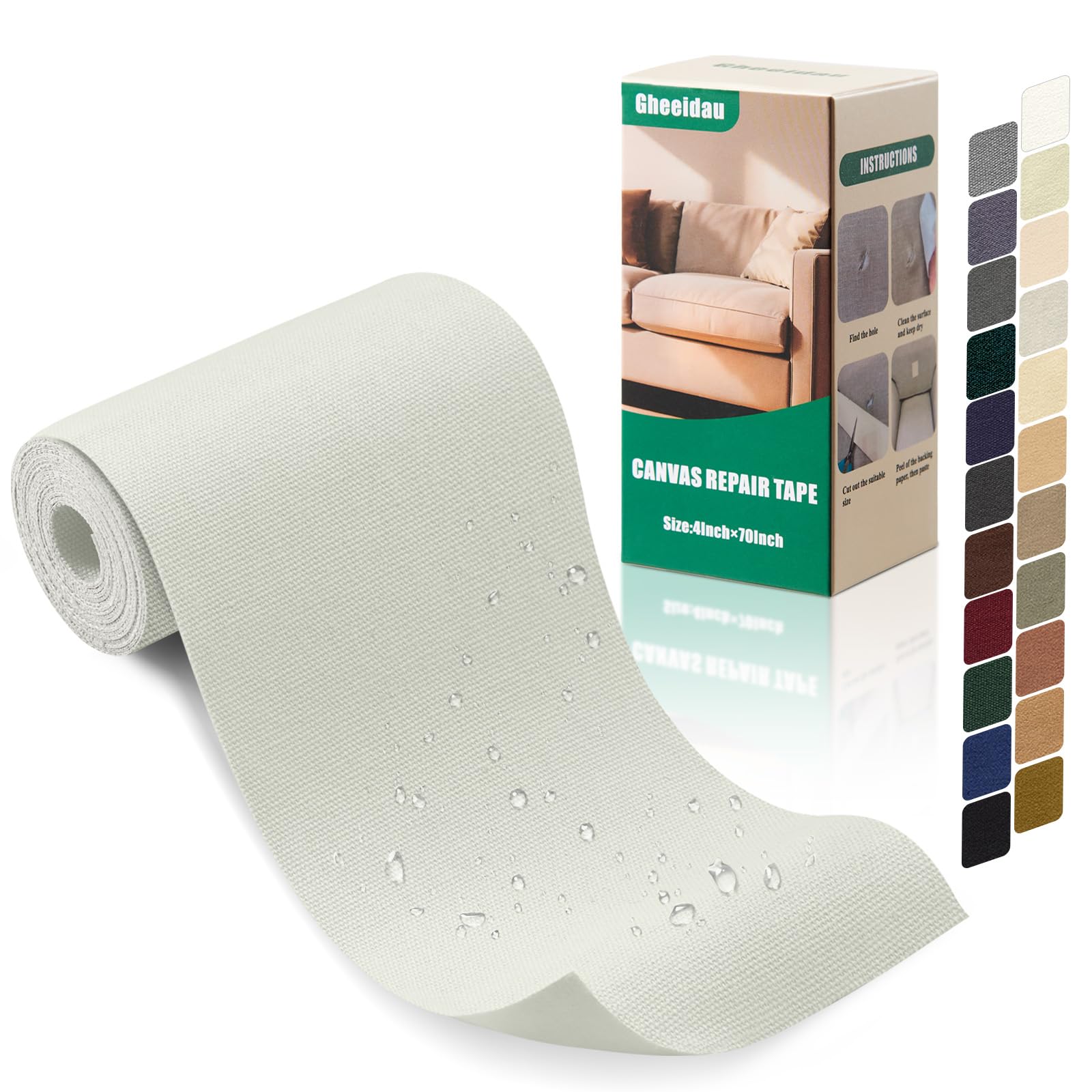 Canvas Repair Tape 4×70 Inch Waterproof Self