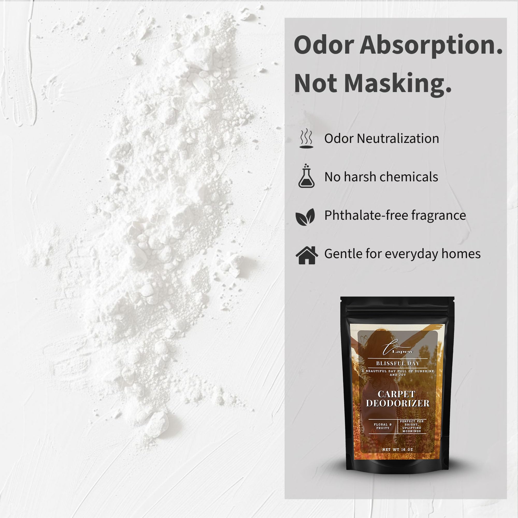 Blissful Day Carpet Deodorizer Powder (16 Ounce)
