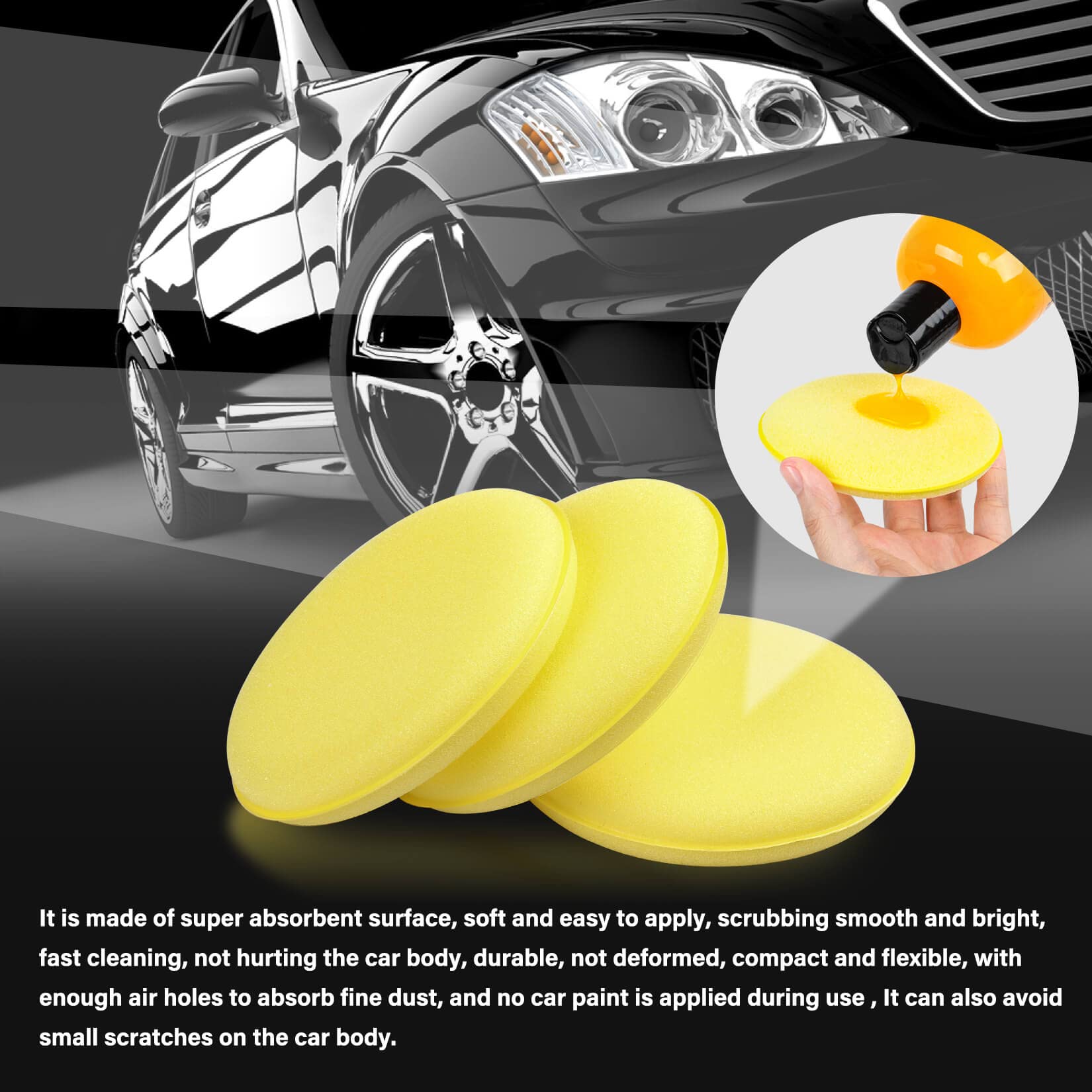 30PCS Foam Applicator Pads (30 Count)