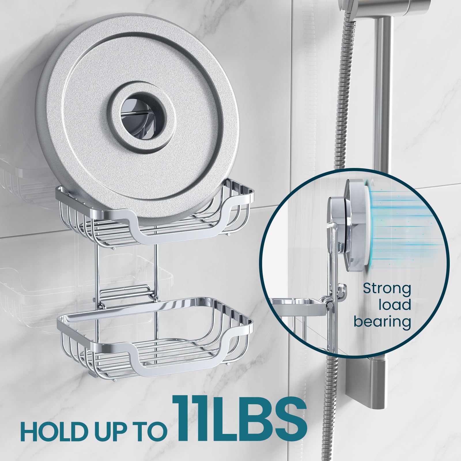 Soap Dish Bar Soap Holder Suction Cup (2 Count)