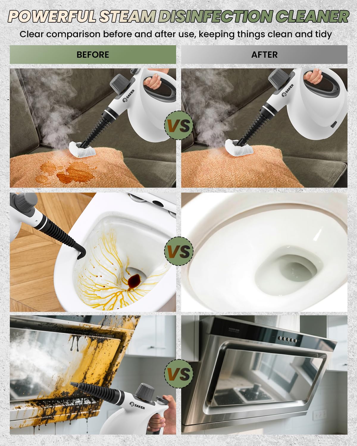 Handheld Steam Cleaner Upgraded
