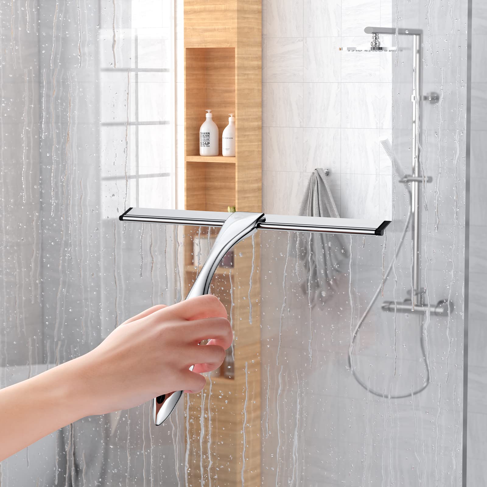 Shower Squeegee and Window Squeegee