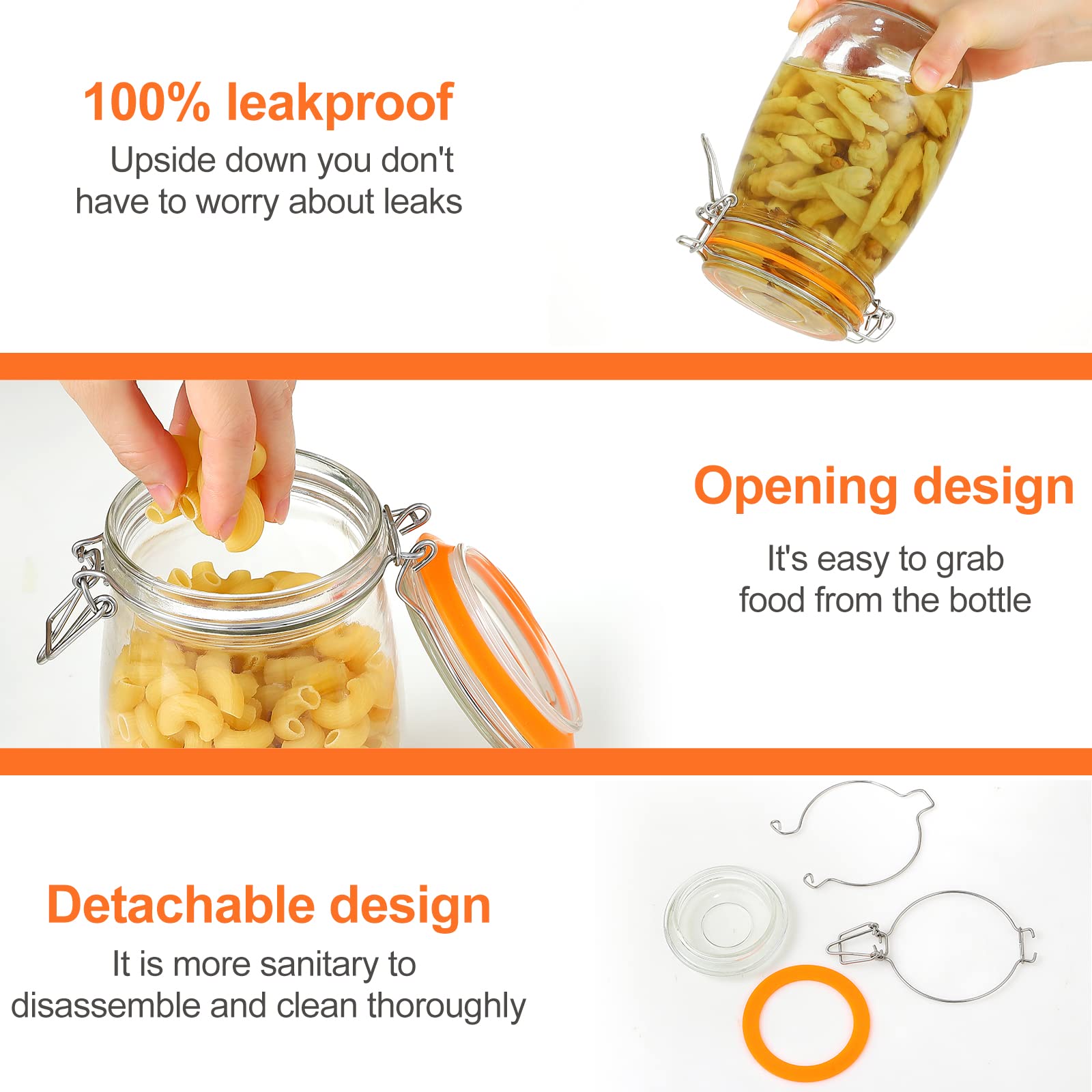 Wide Mouth Mason Jars (32 Fl Oz)