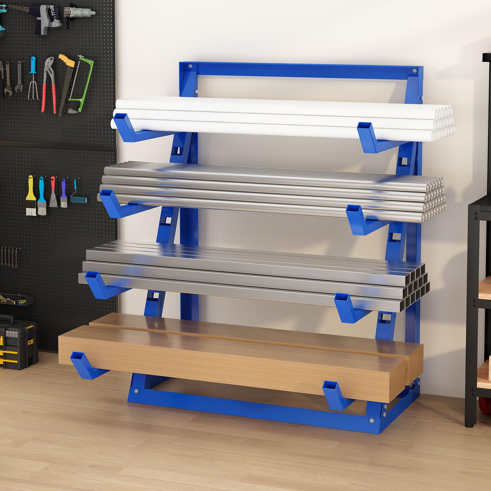 Steel Lumber & Pipe Storage Rack