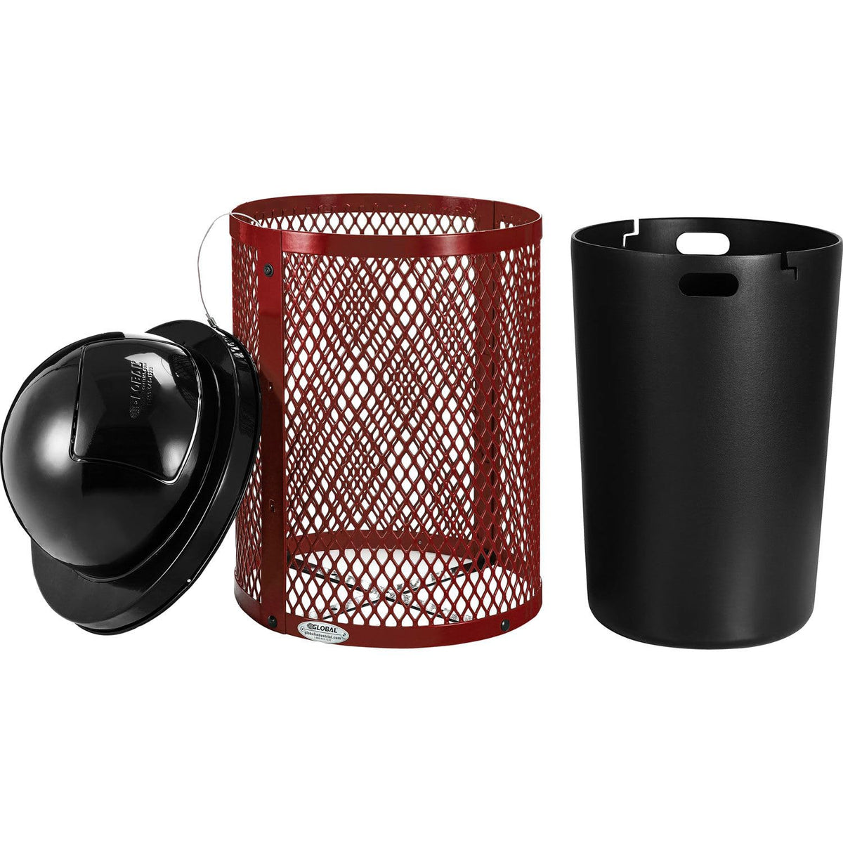 36 Gallon Outdoor Commercial Trash Can