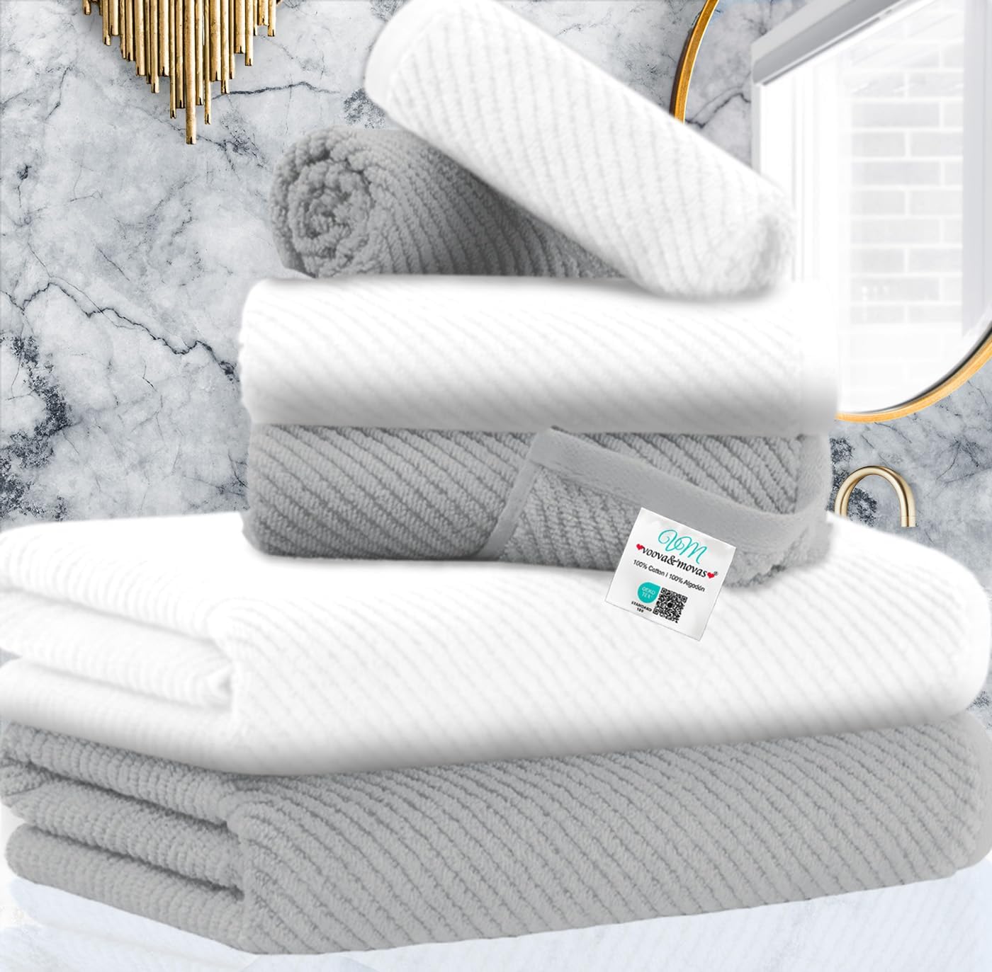 6PC Towel Set (6 Count)