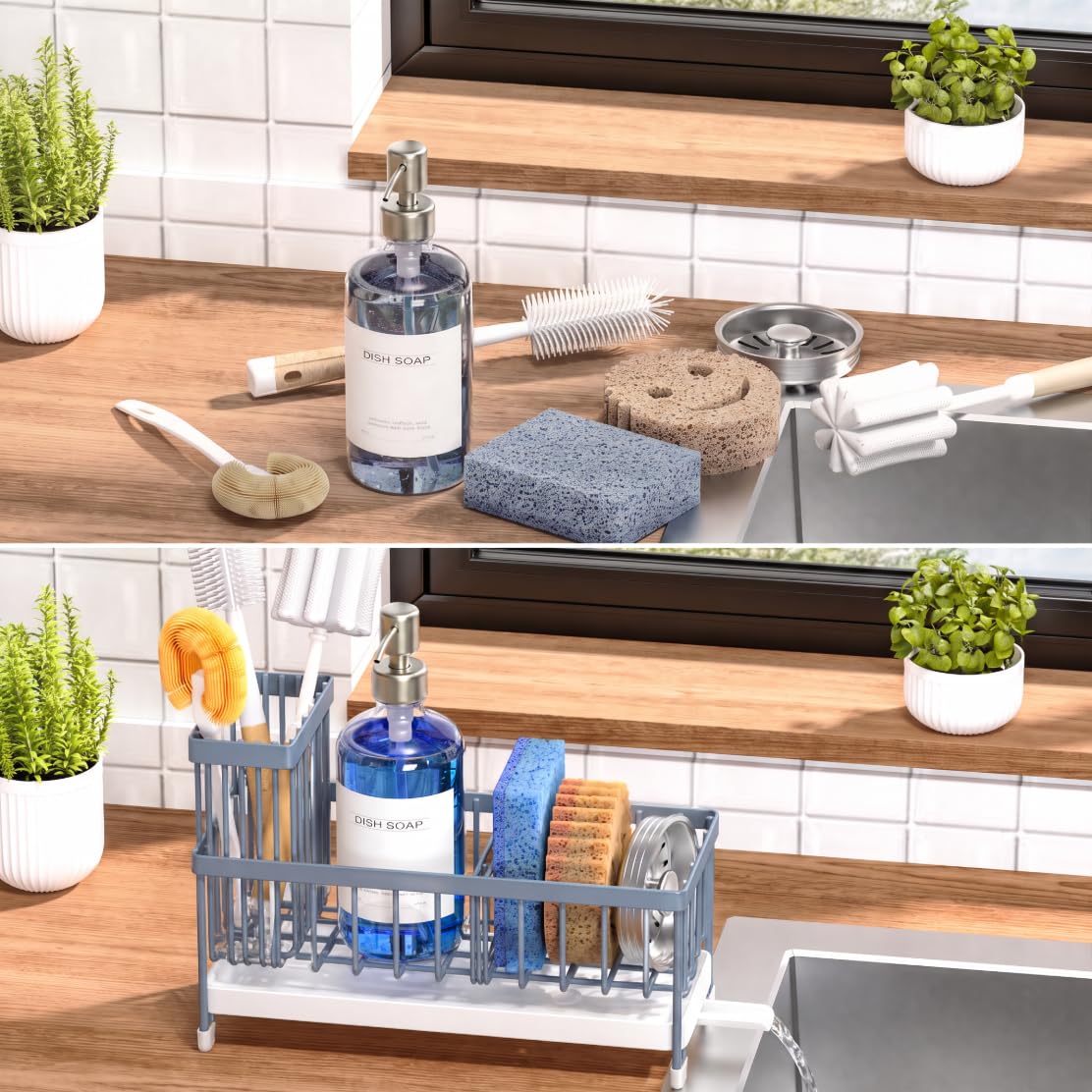 Sponge Holder for Kitchen Sink