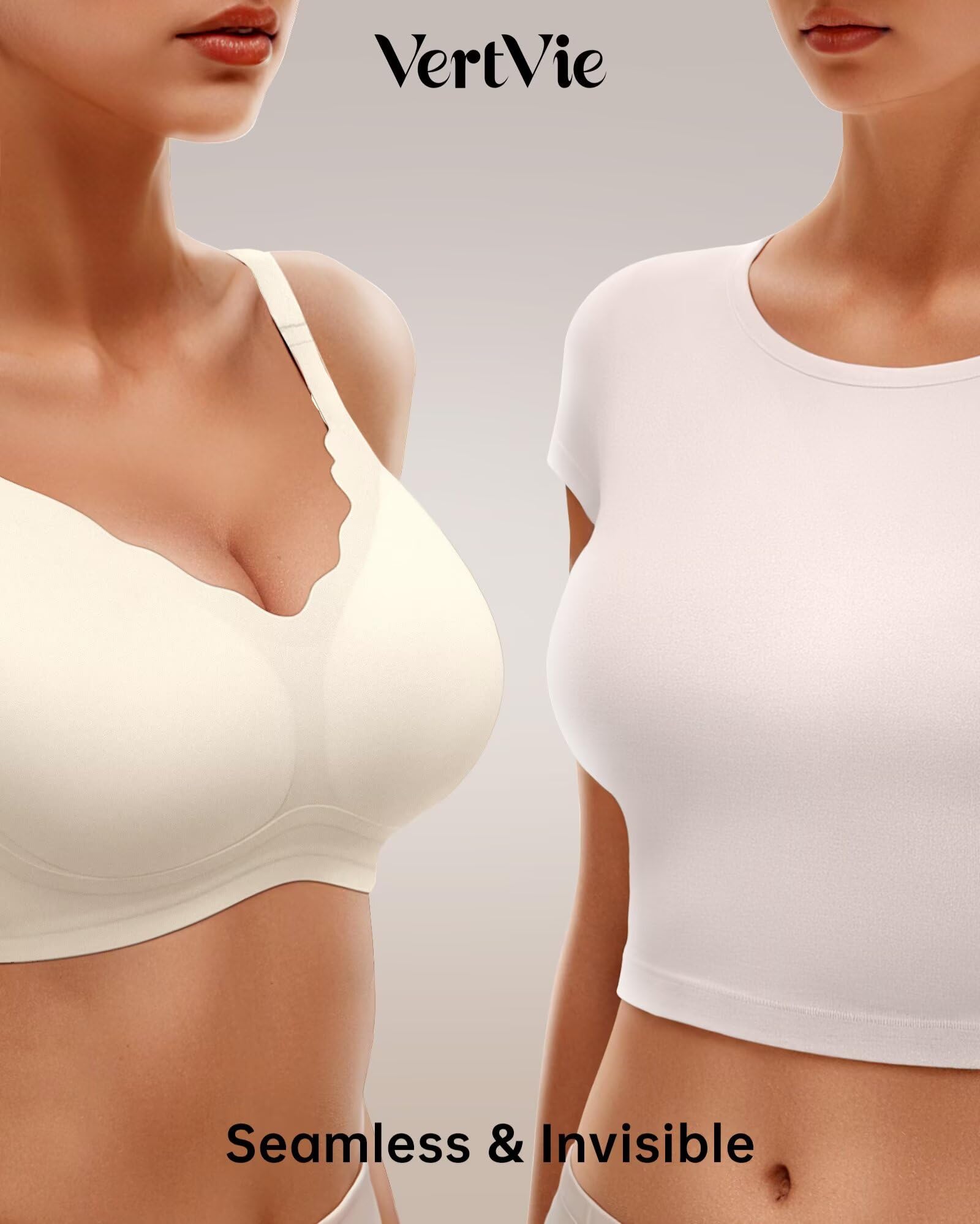 Seamless Jelly Bra No Underwire Supportive Bralette