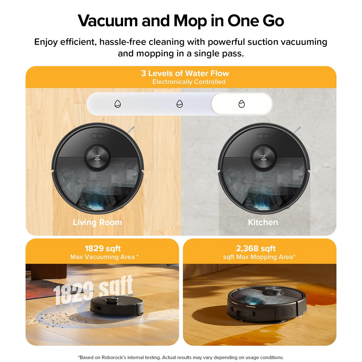 Robot Vacuum Mop with LiDAR