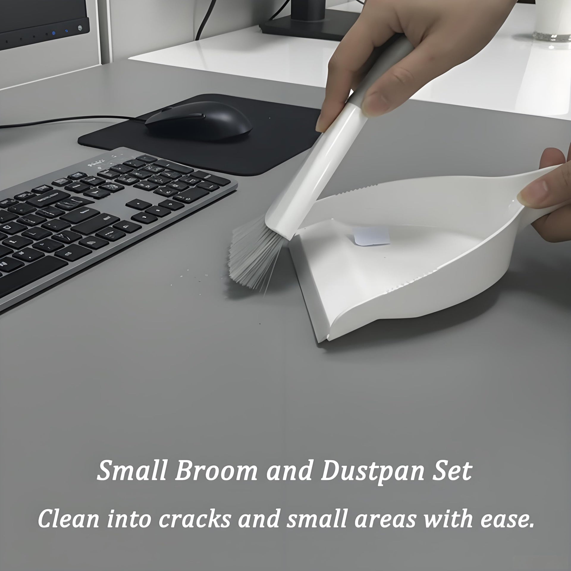 Small Hand Dust Pan and Brush (3 Count)