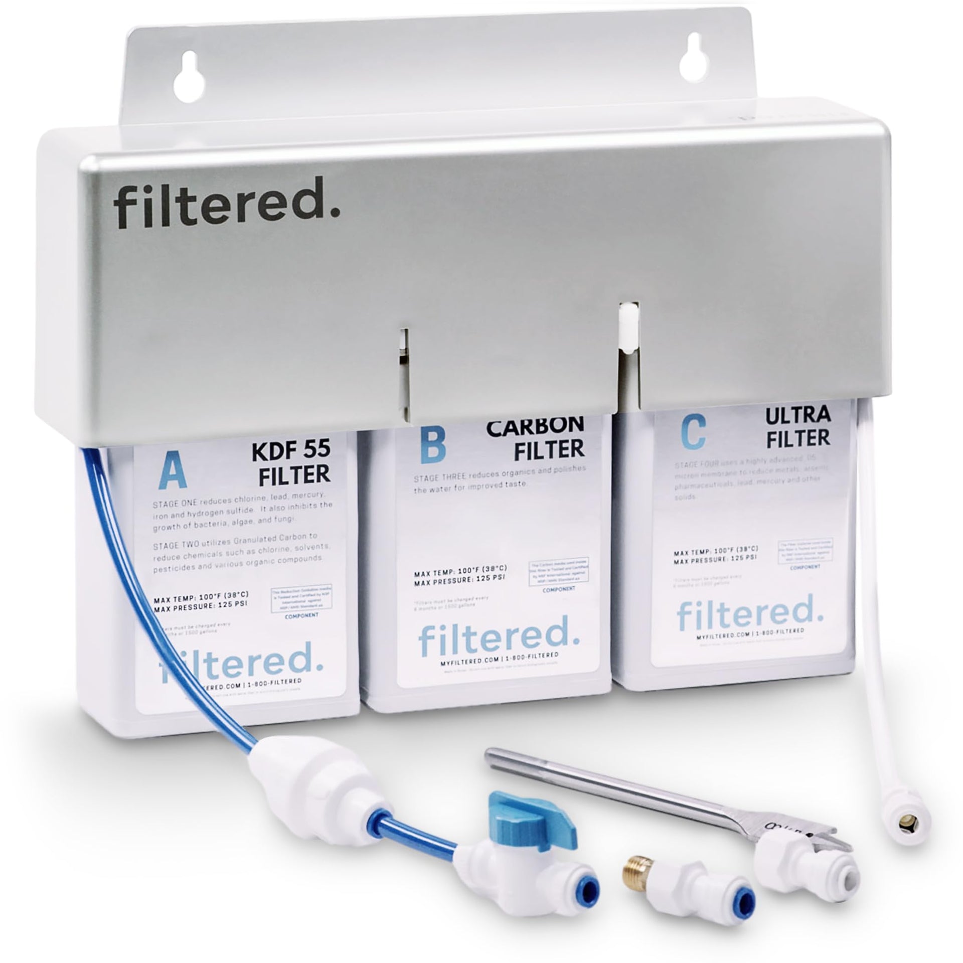 Inline Water Filter for Refrigerators & Ice Makers